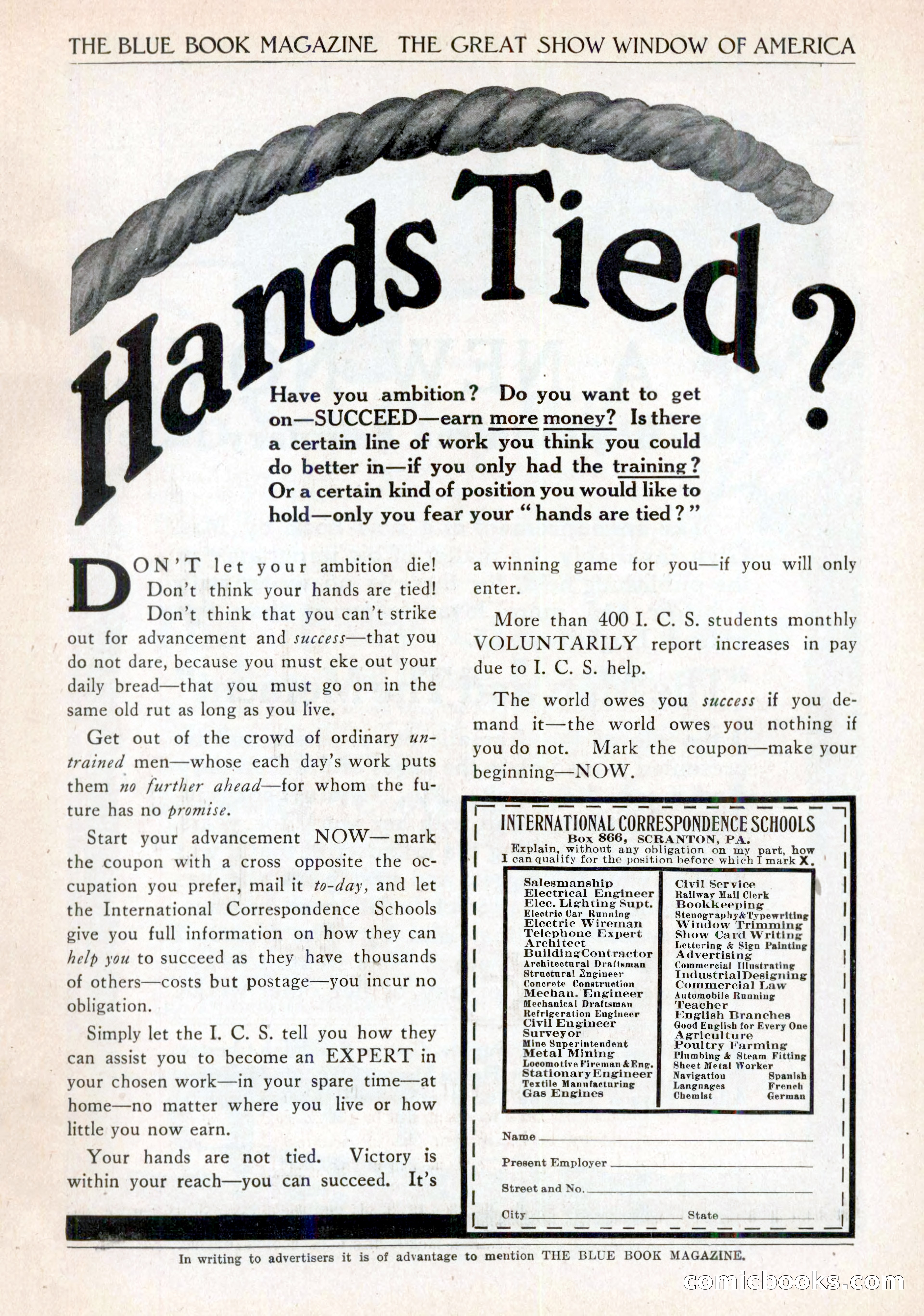 Stageland: The Blue Book Magazine — page 213 of 228