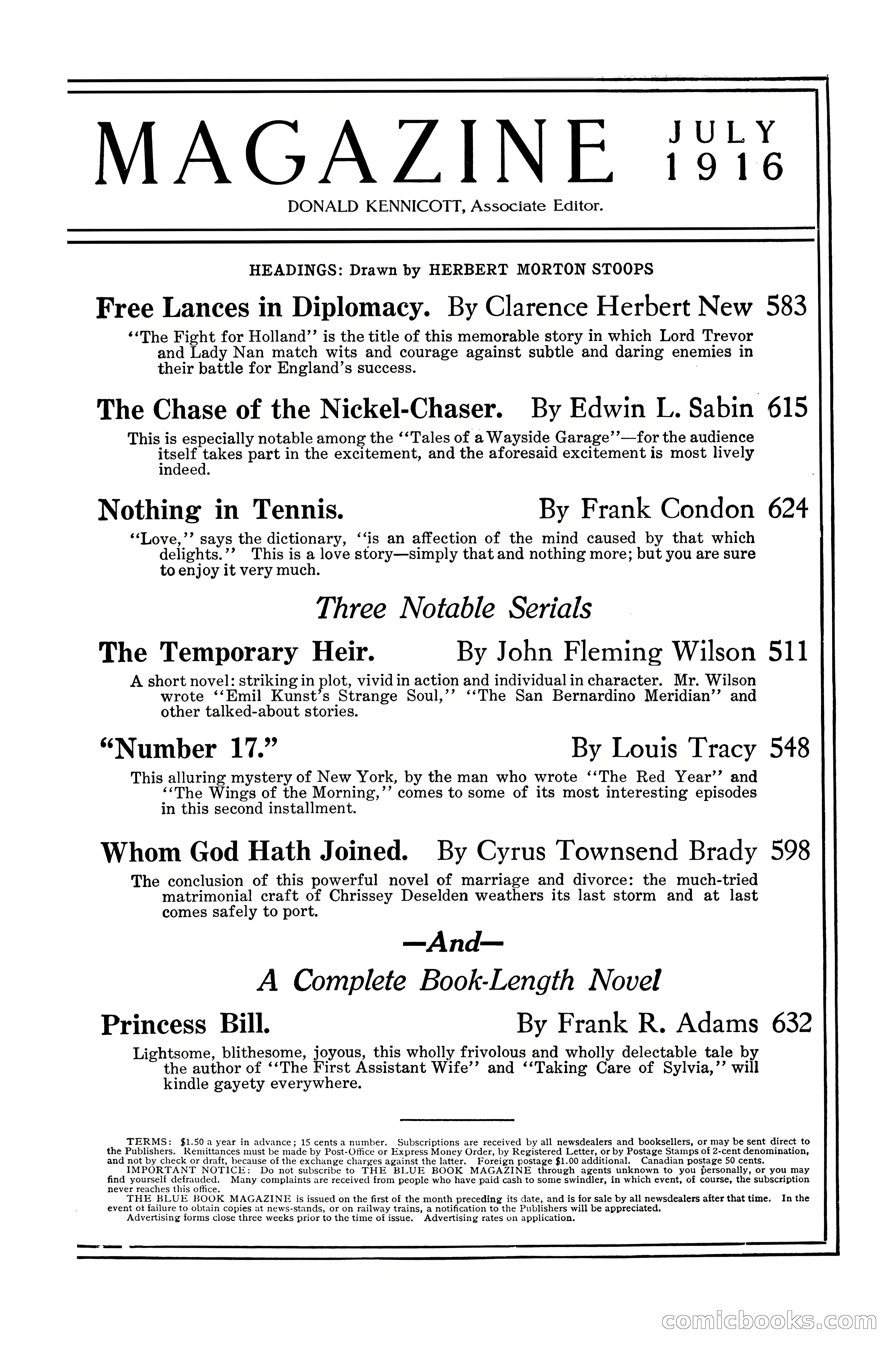 The Blue Book Magazine, July 1916 — page 5 of 262