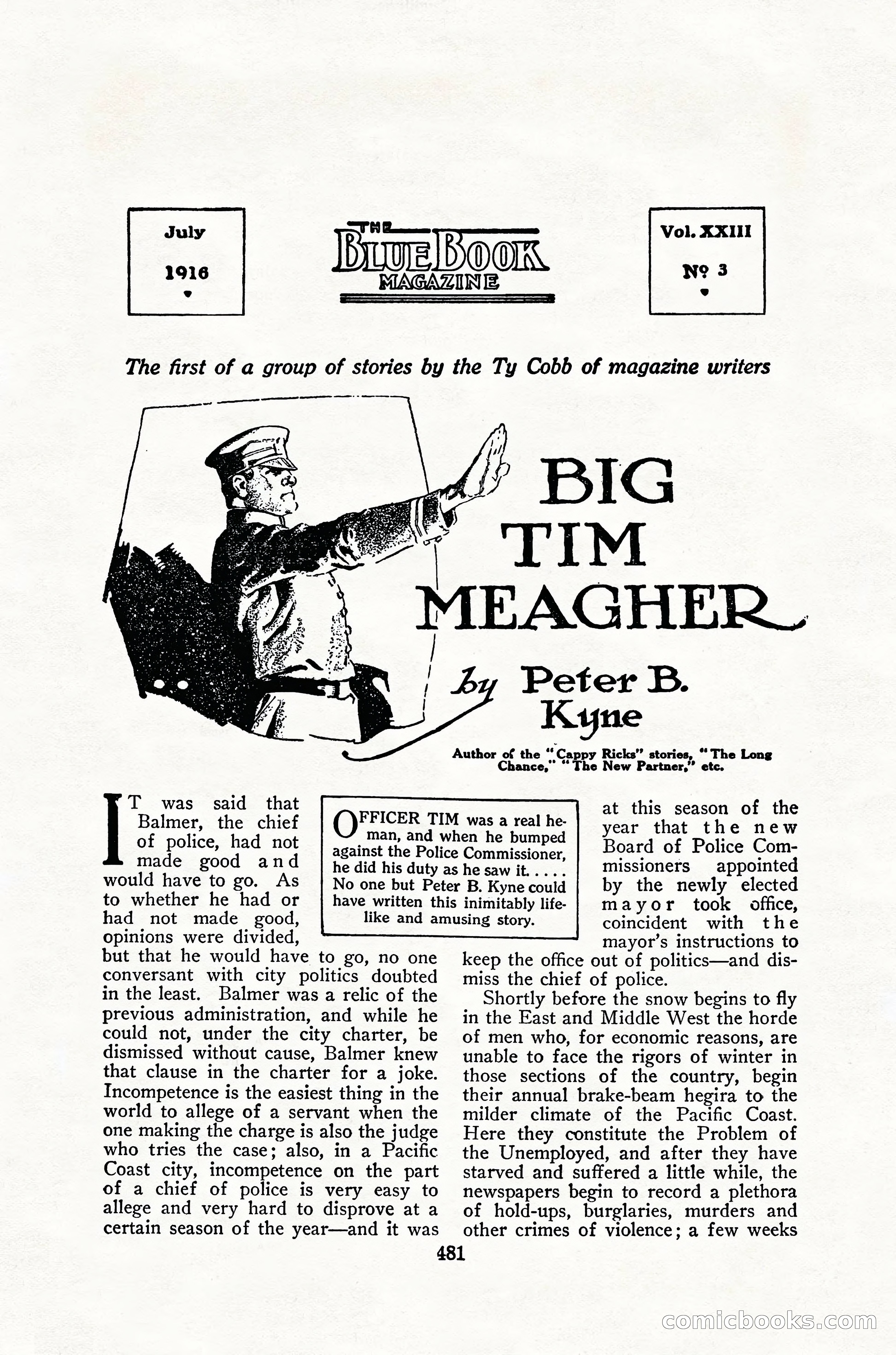 The Blue Book Magazine, July 1916 — page 7 of 262
