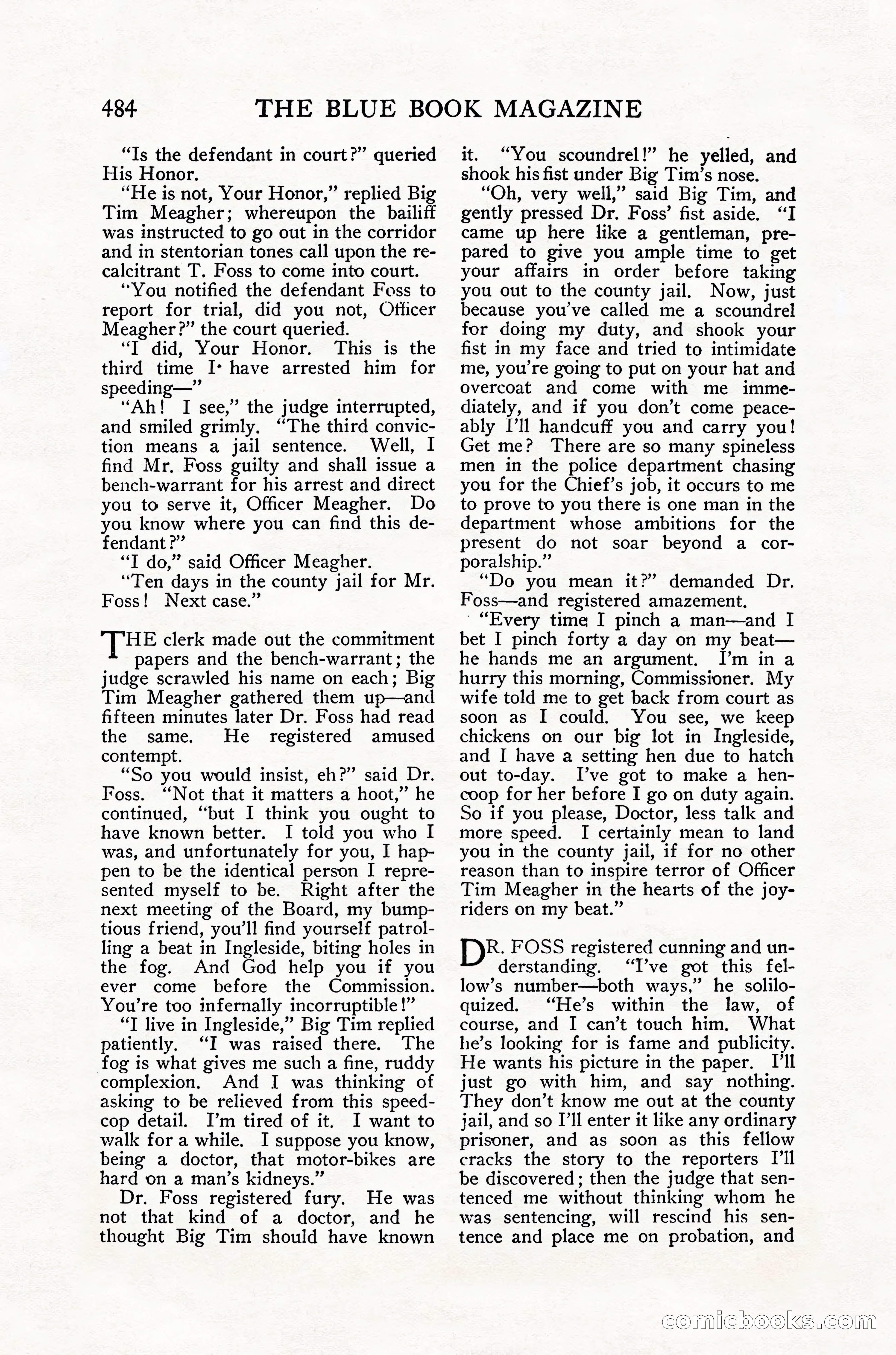 The Blue Book Magazine, July 1916 — page 10 of 262