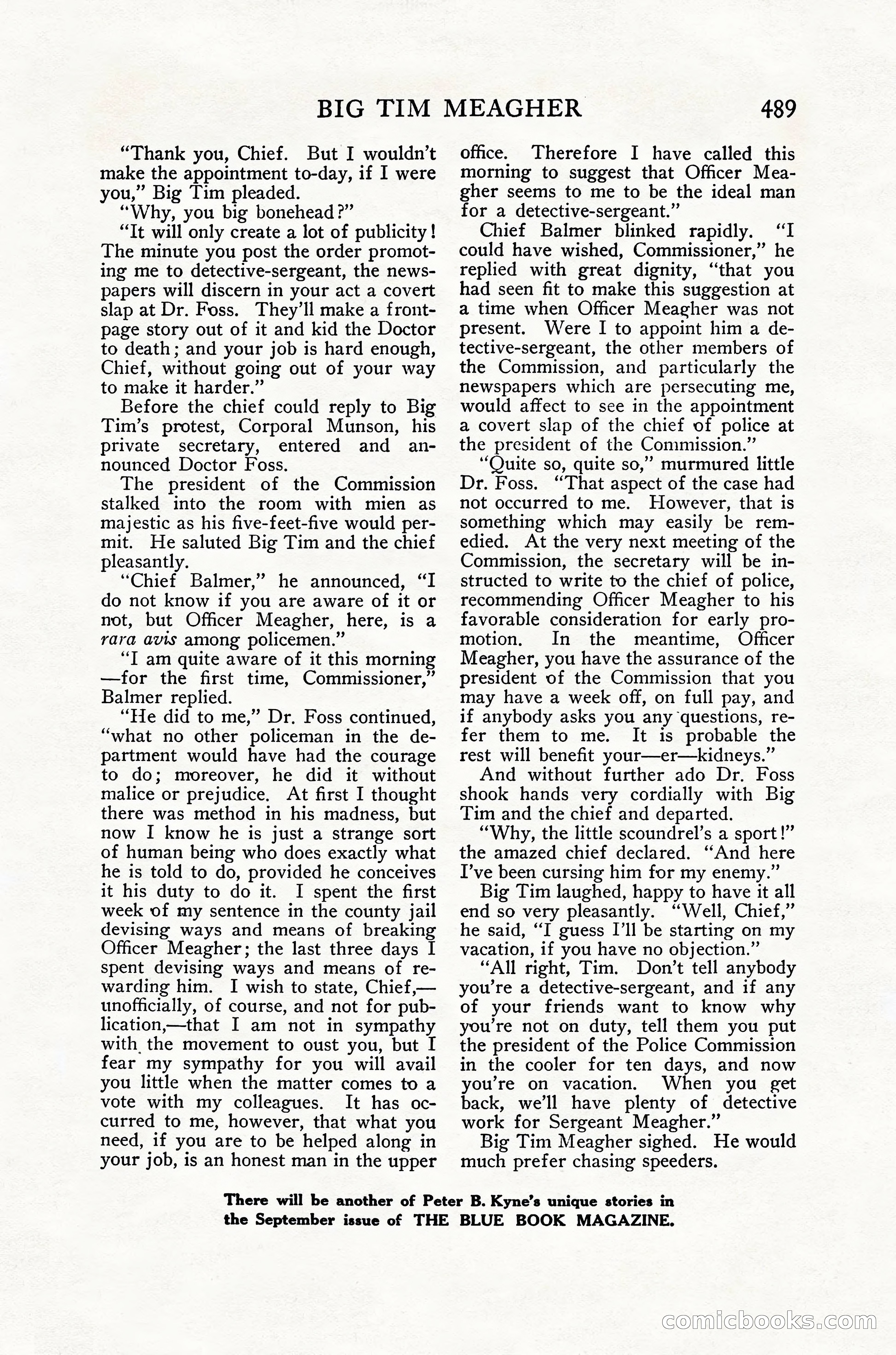 The Blue Book Magazine, July 1916 — page 15 of 262