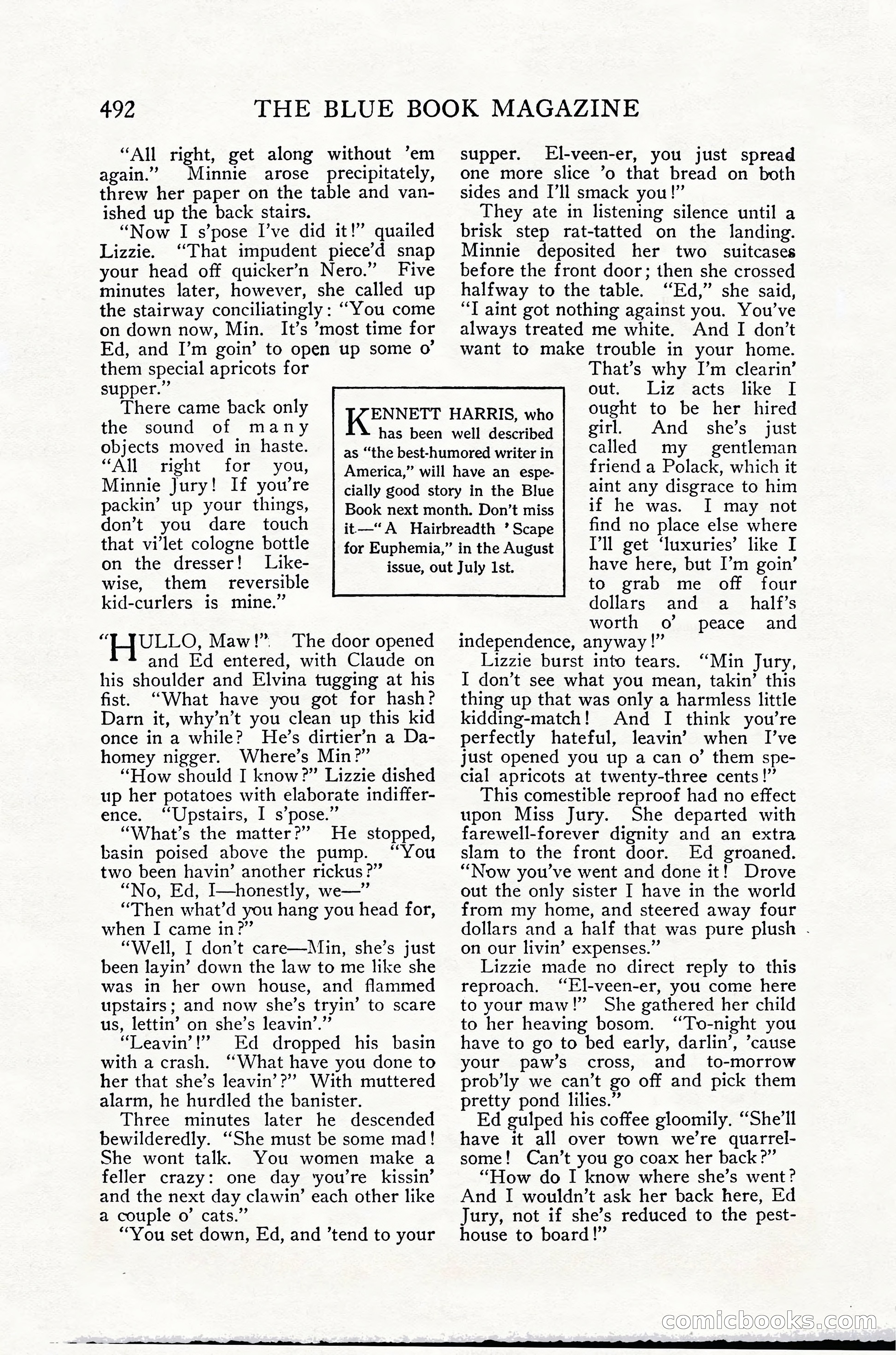 The Blue Book Magazine, July 1916 — page 18 of 262
