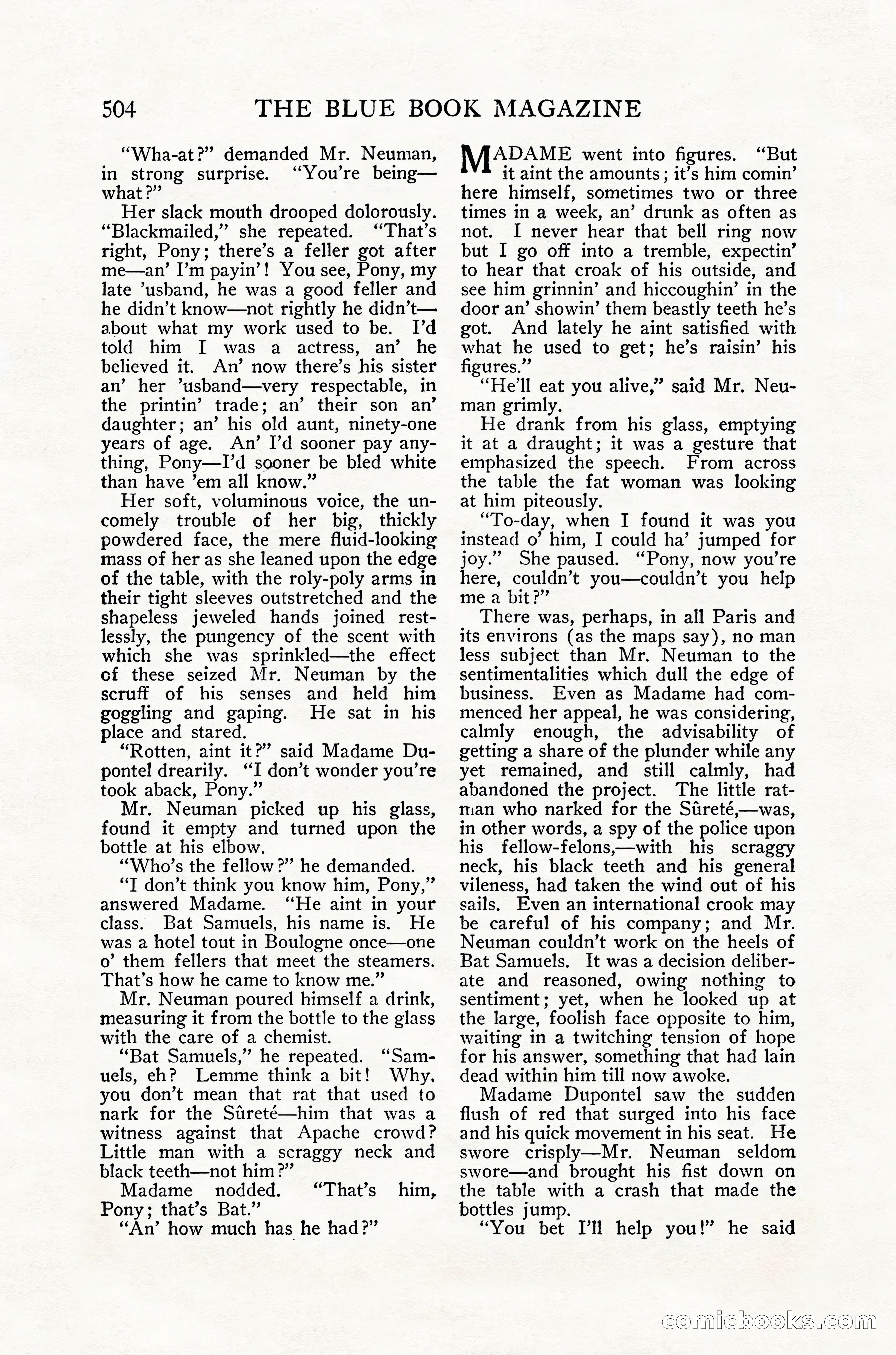The Blue Book Magazine, July 1916 — page 30 of 262