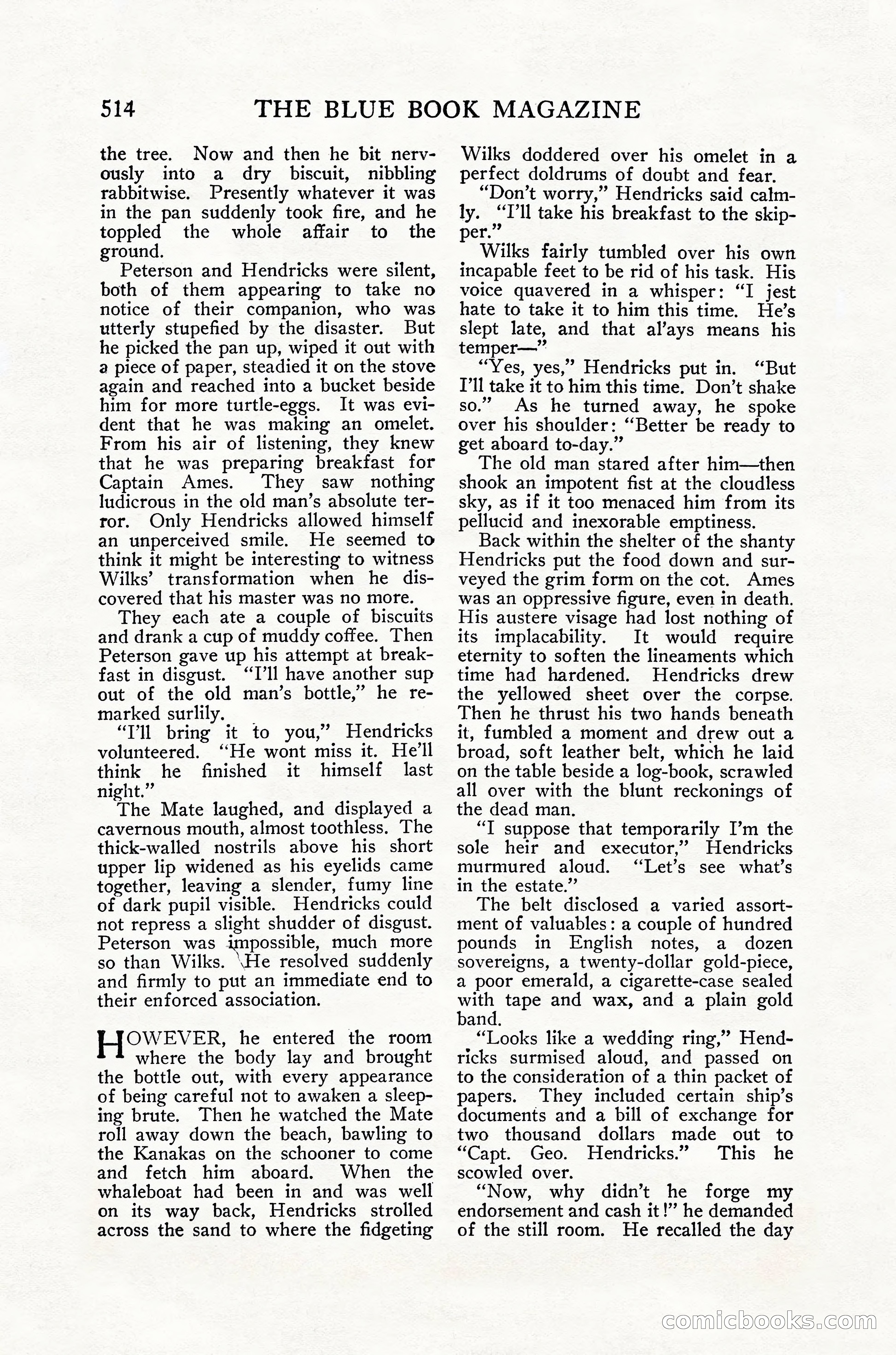 The Blue Book Magazine, July 1916 — page 40 of 262