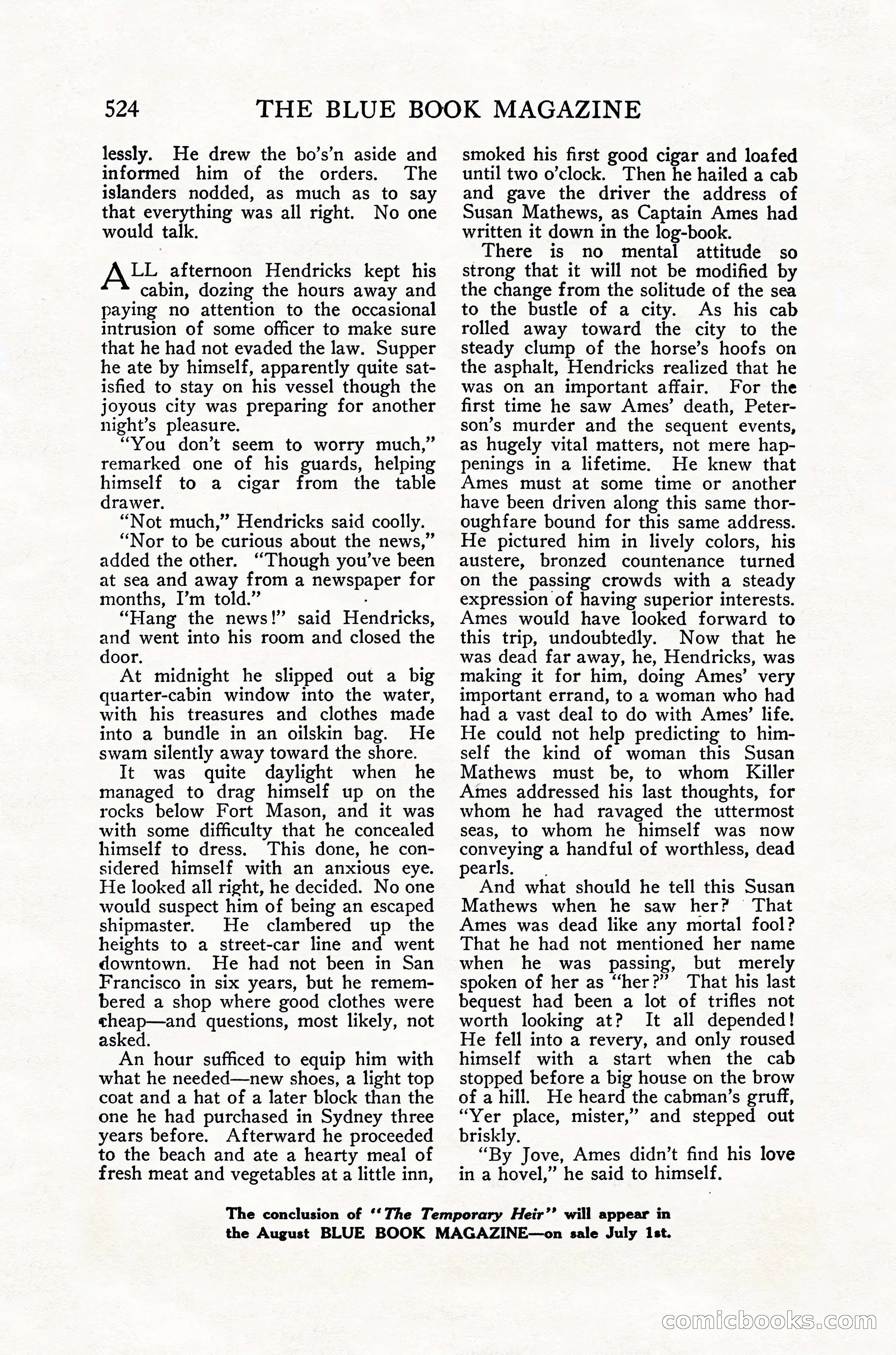 The Blue Book Magazine, July 1916 — page 50 of 262