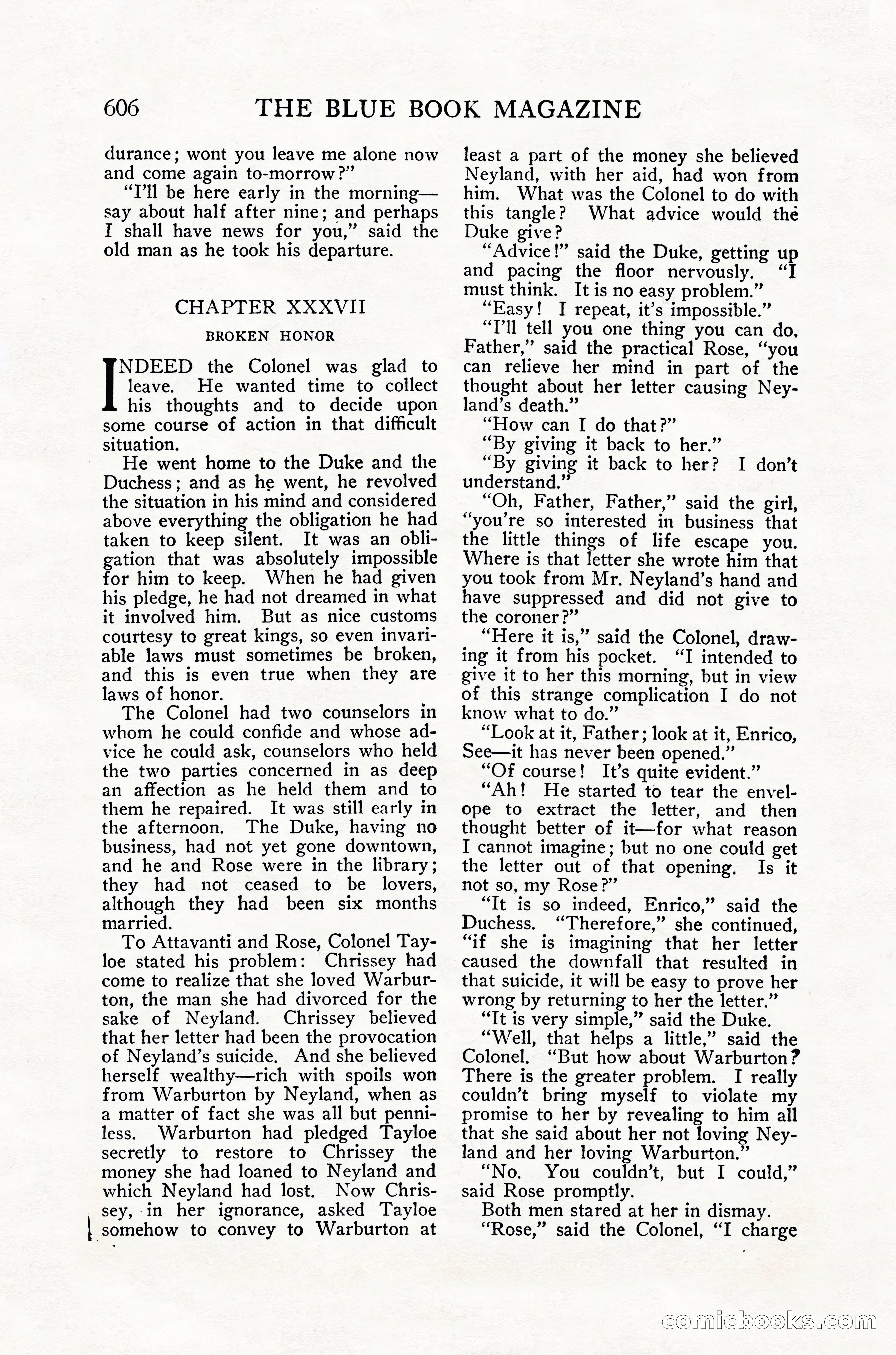 The Blue Book Magazine, July 1916 — page 132 of 262
