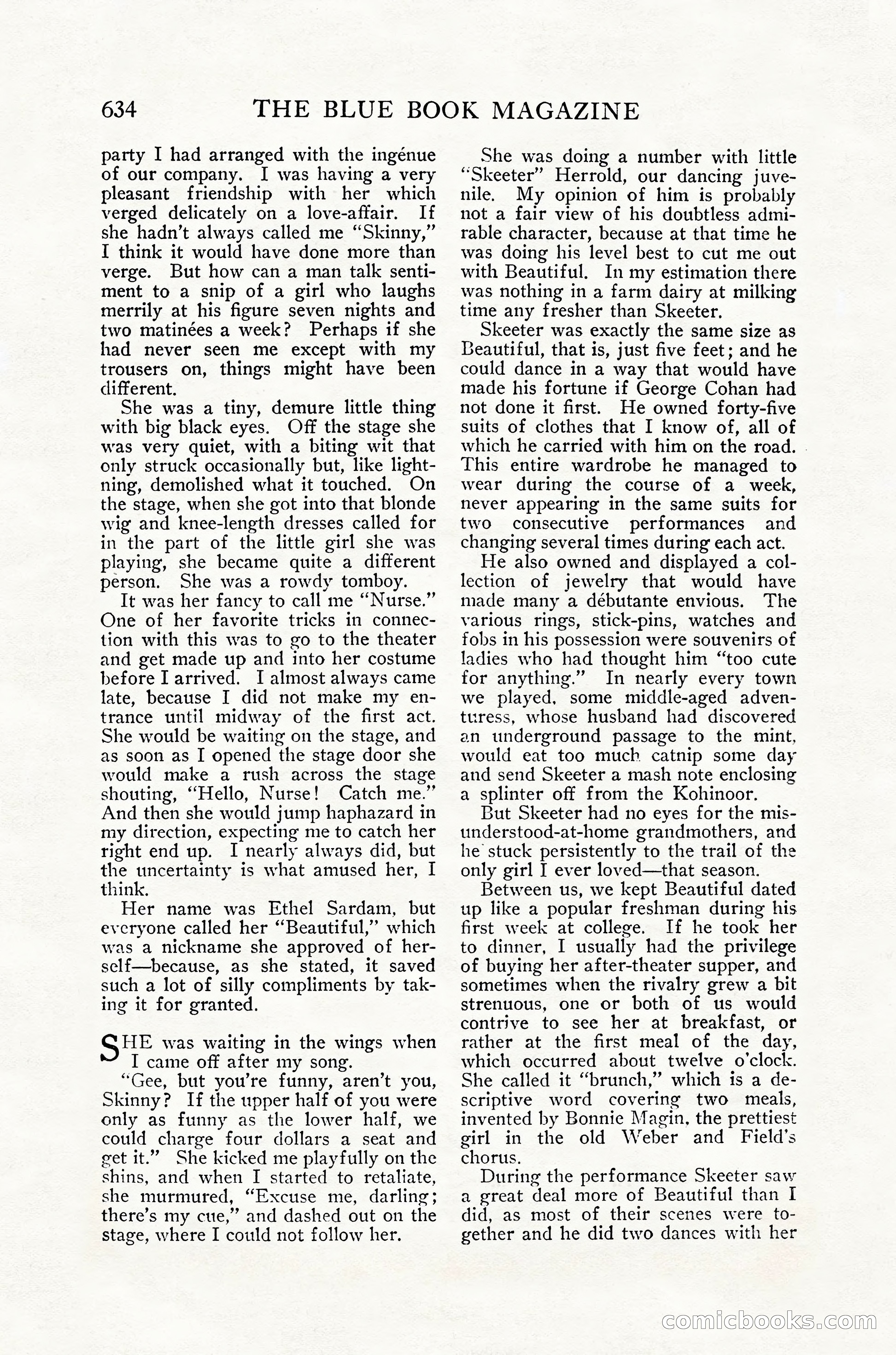 The Blue Book Magazine, July 1916 — page 160 of 262