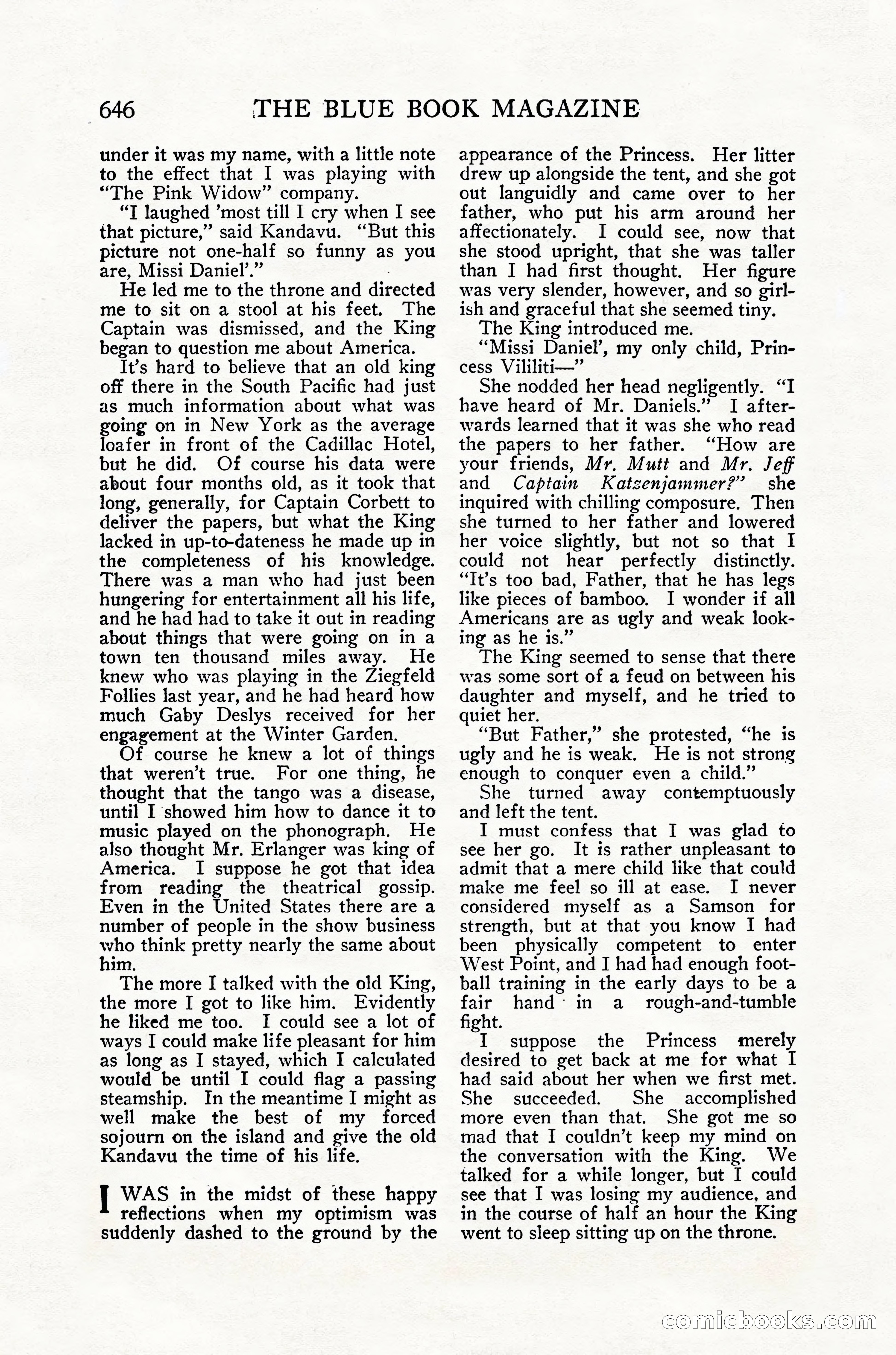 The Blue Book Magazine, July 1916 — page 172 of 262