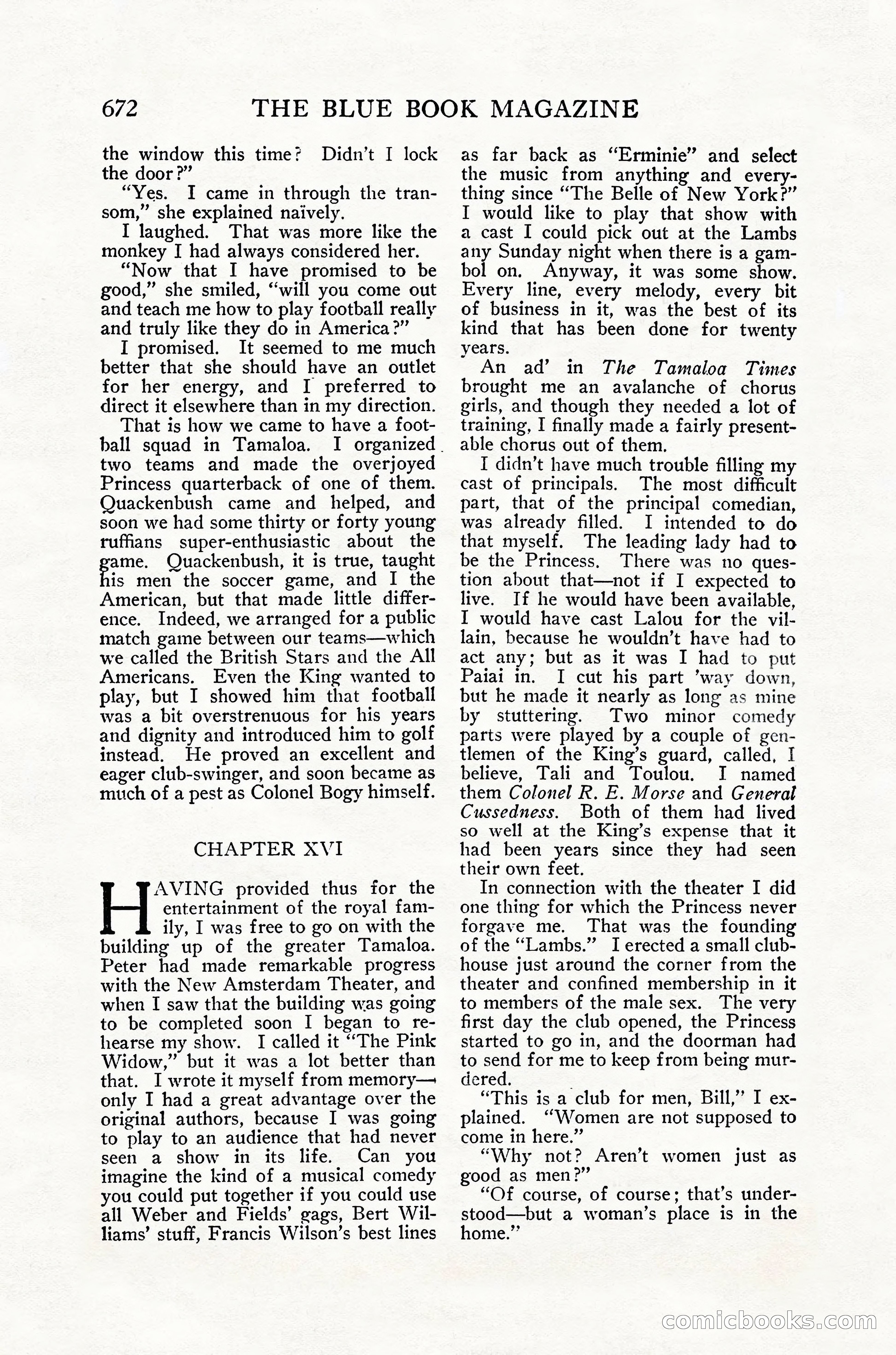 The Blue Book Magazine, July 1916 — page 198 of 262