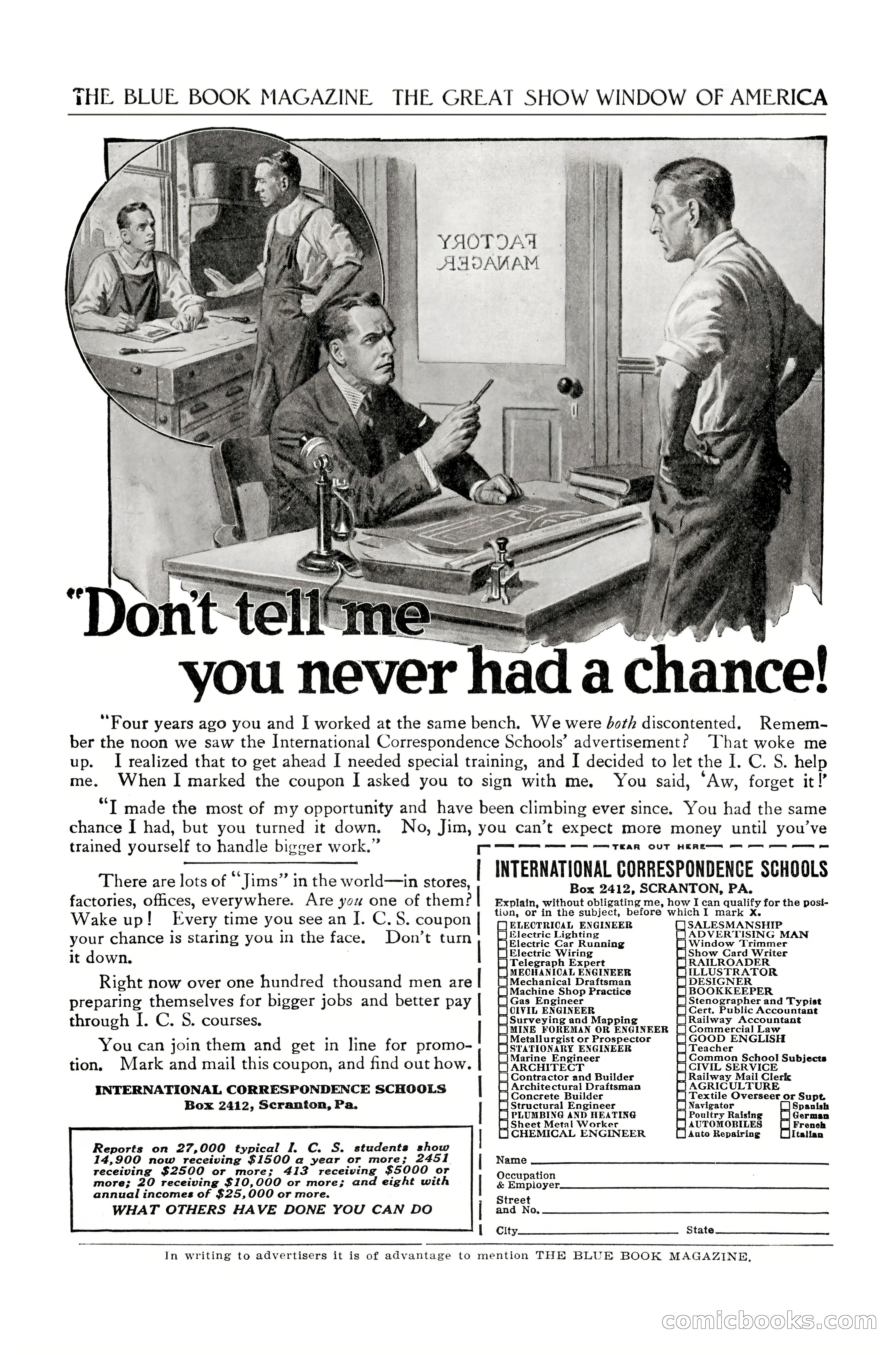The Blue Book Magazine, July 1916 — page 249 of 262