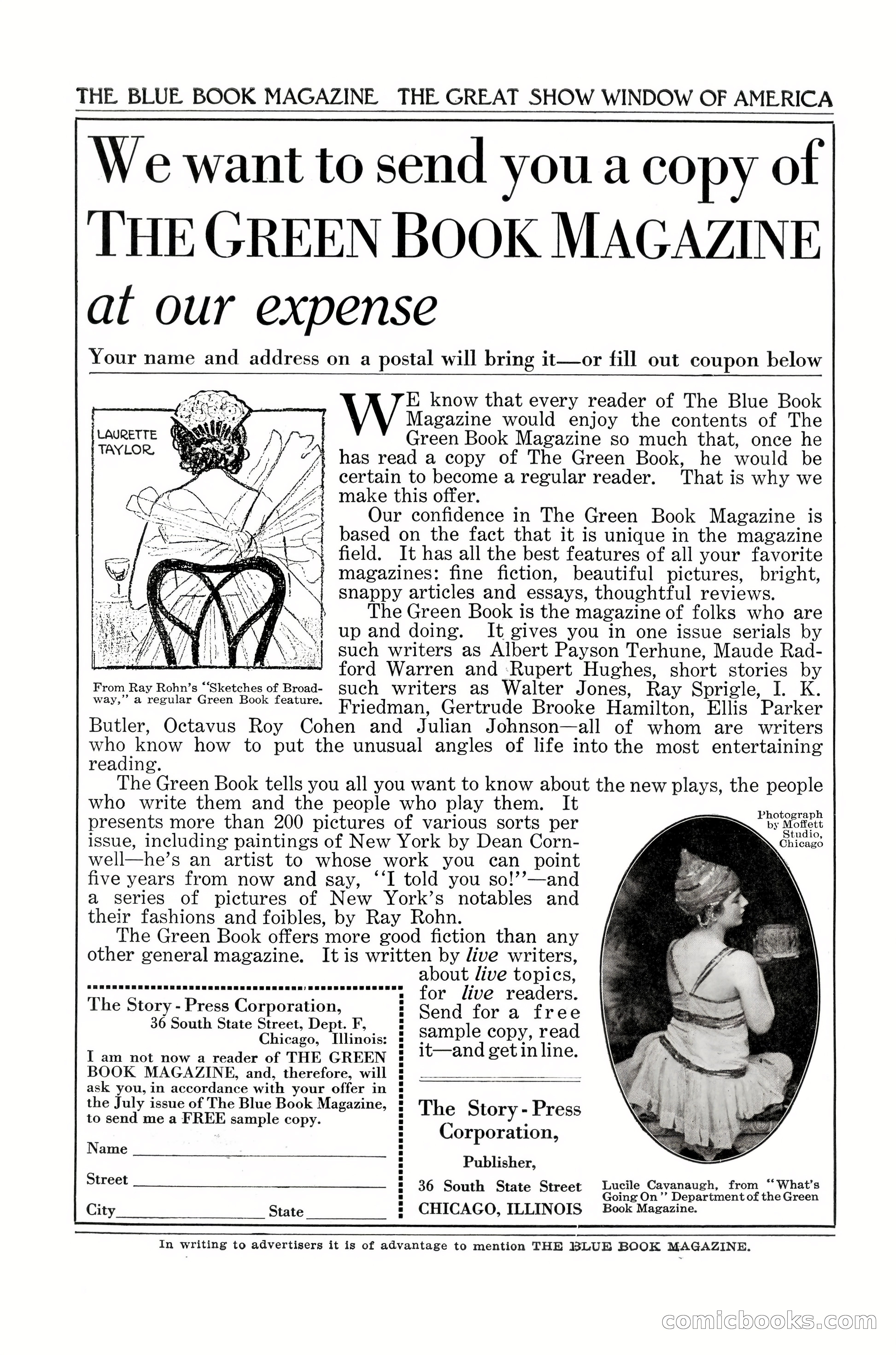 The Blue Book Magazine, July 1916 — page 254 of 262