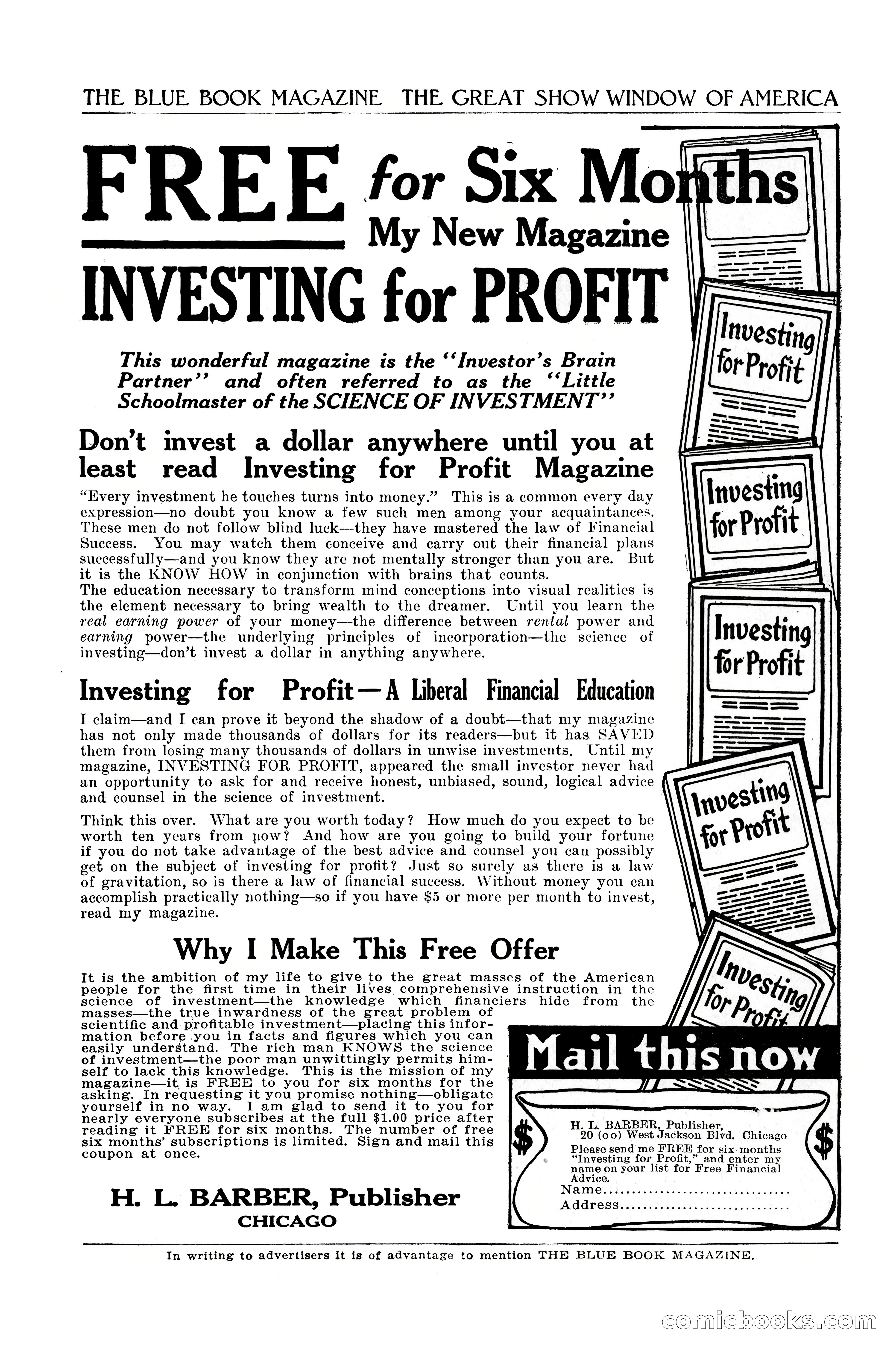 The Blue Book Magazine, July 1916 — page 260 of 262