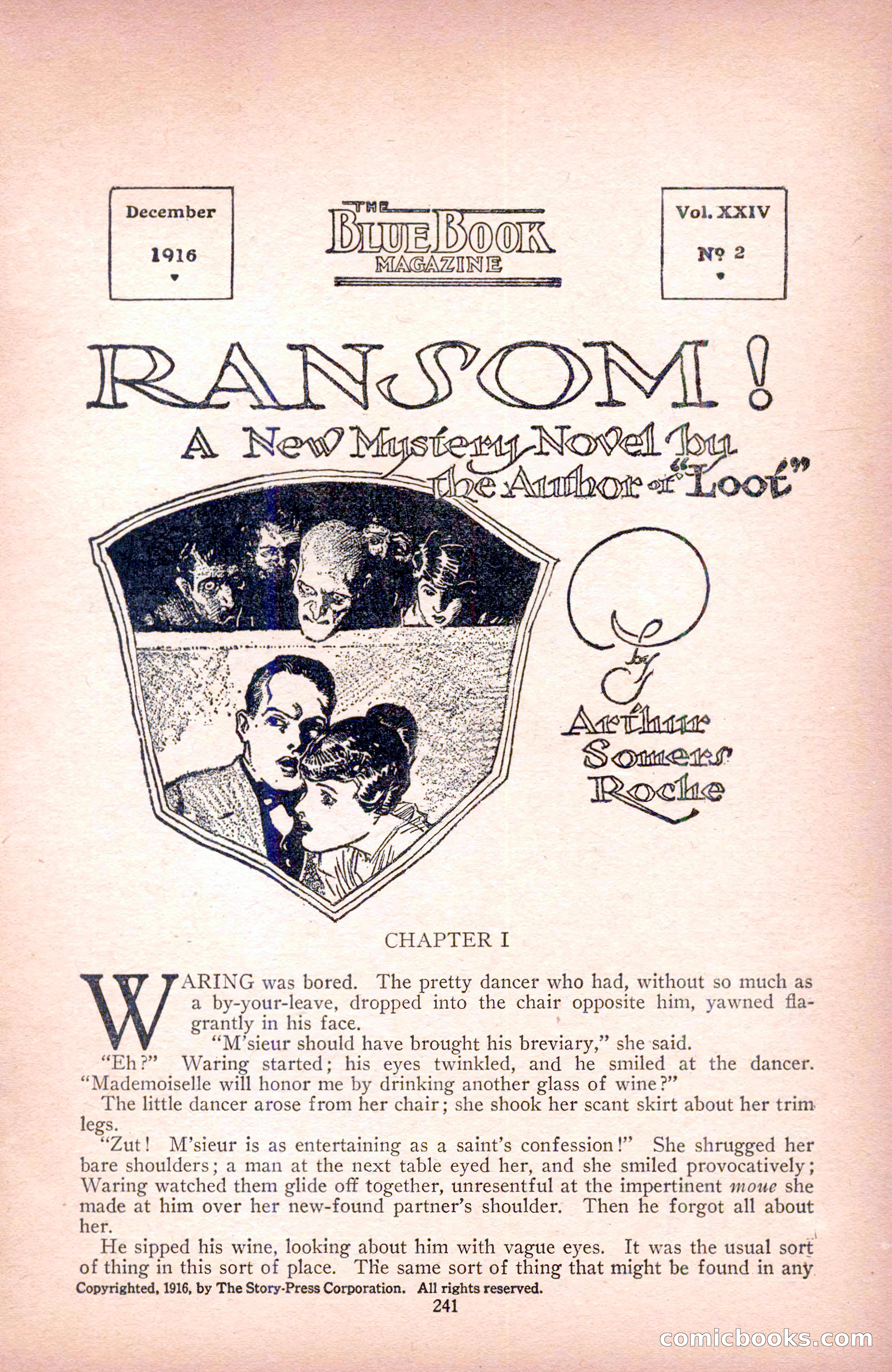 The Blue Book Magazine, December 1916 — page 7 of 268