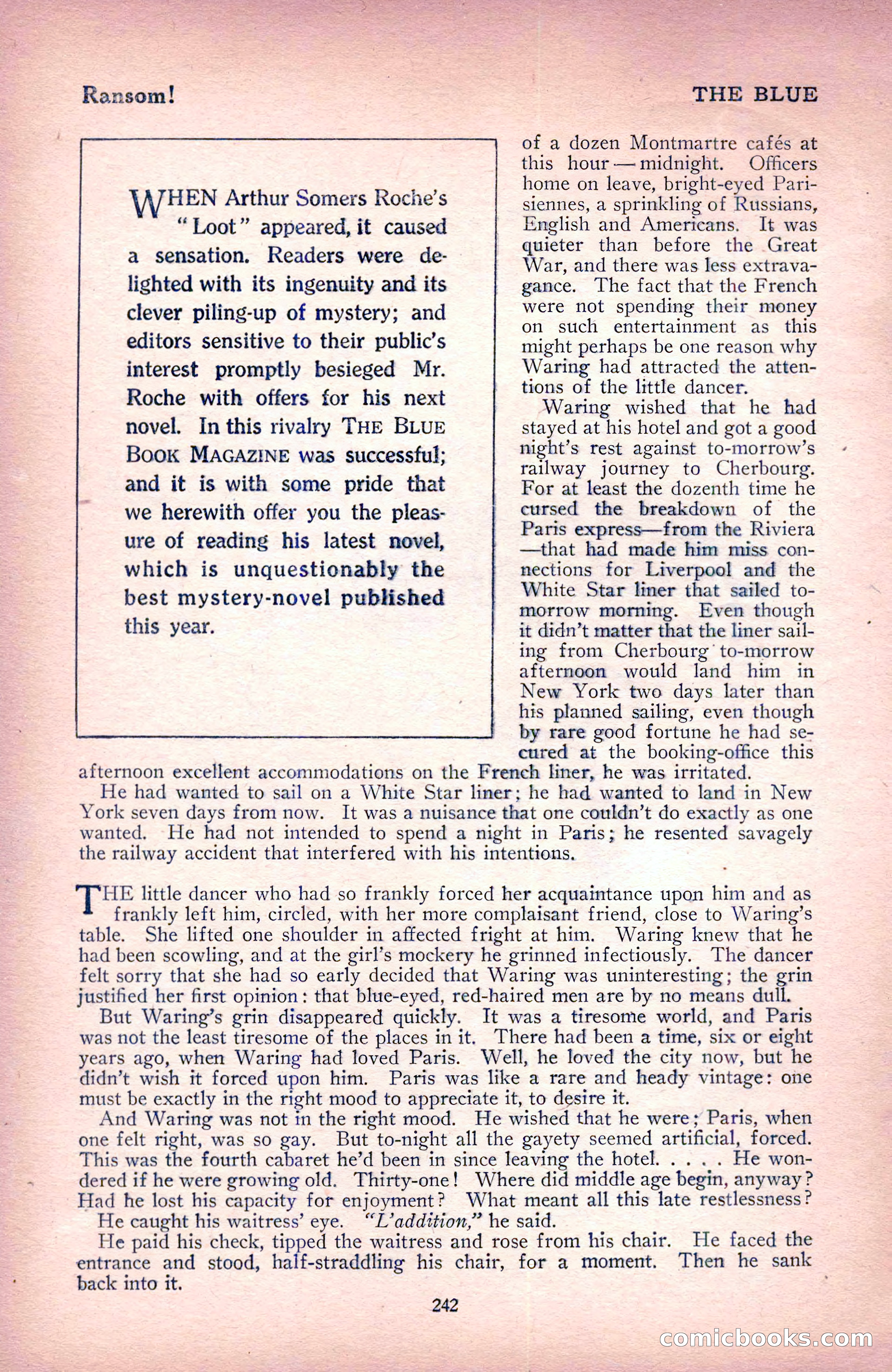 The Blue Book Magazine, December 1916 — page 8 of 268