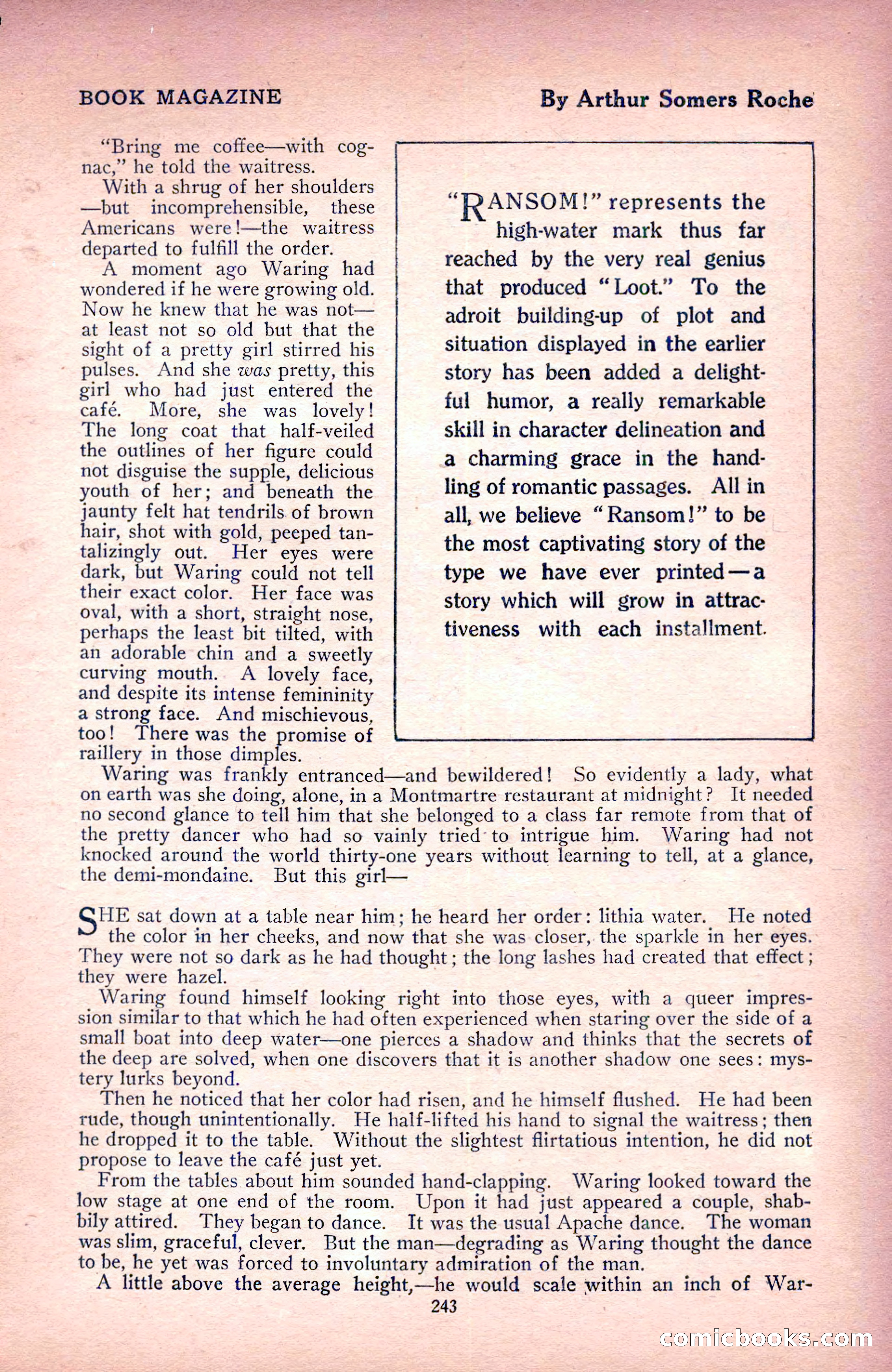 The Blue Book Magazine, December 1916 — page 9 of 268