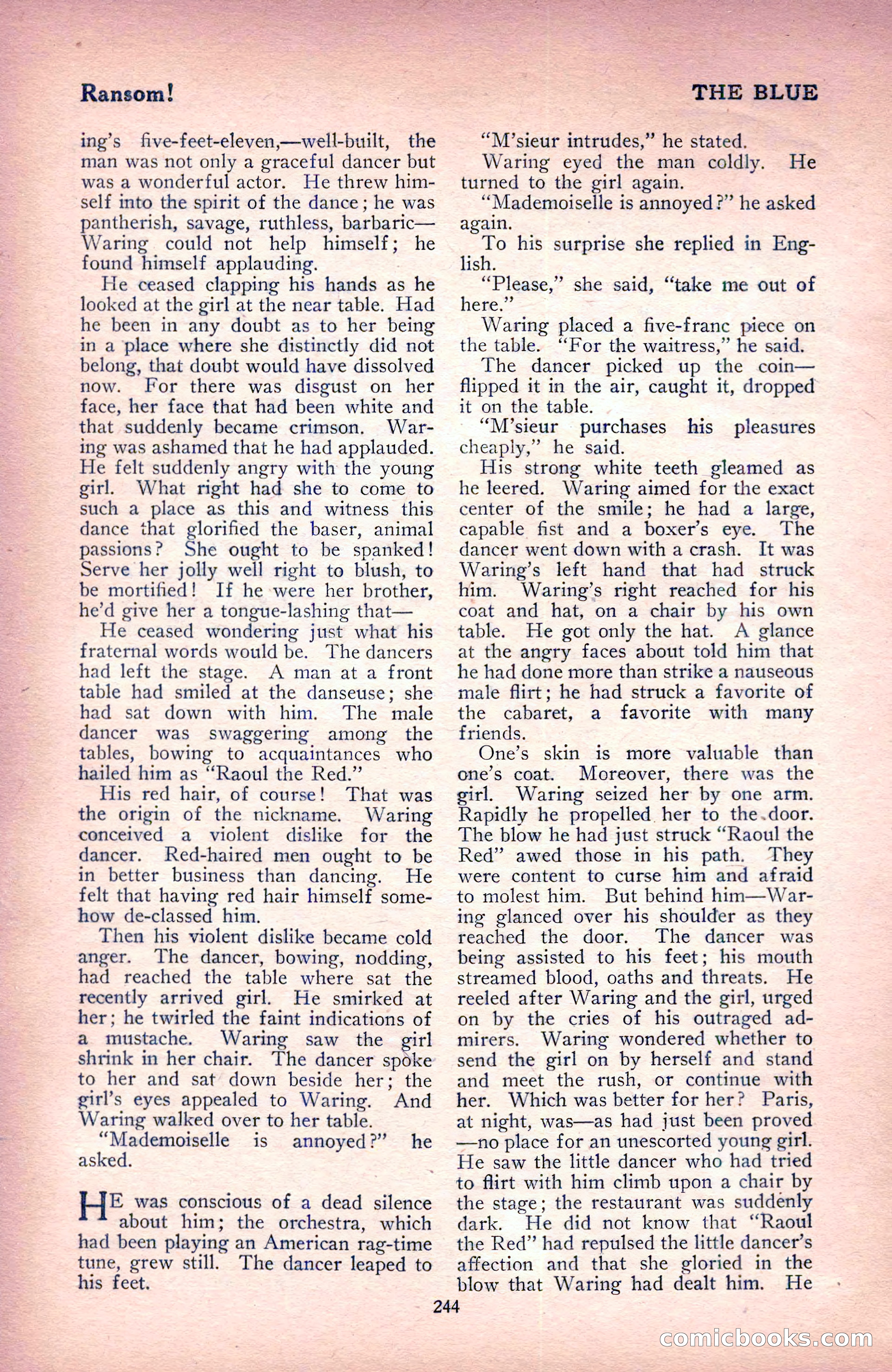 The Blue Book Magazine, December 1916 — page 10 of 268