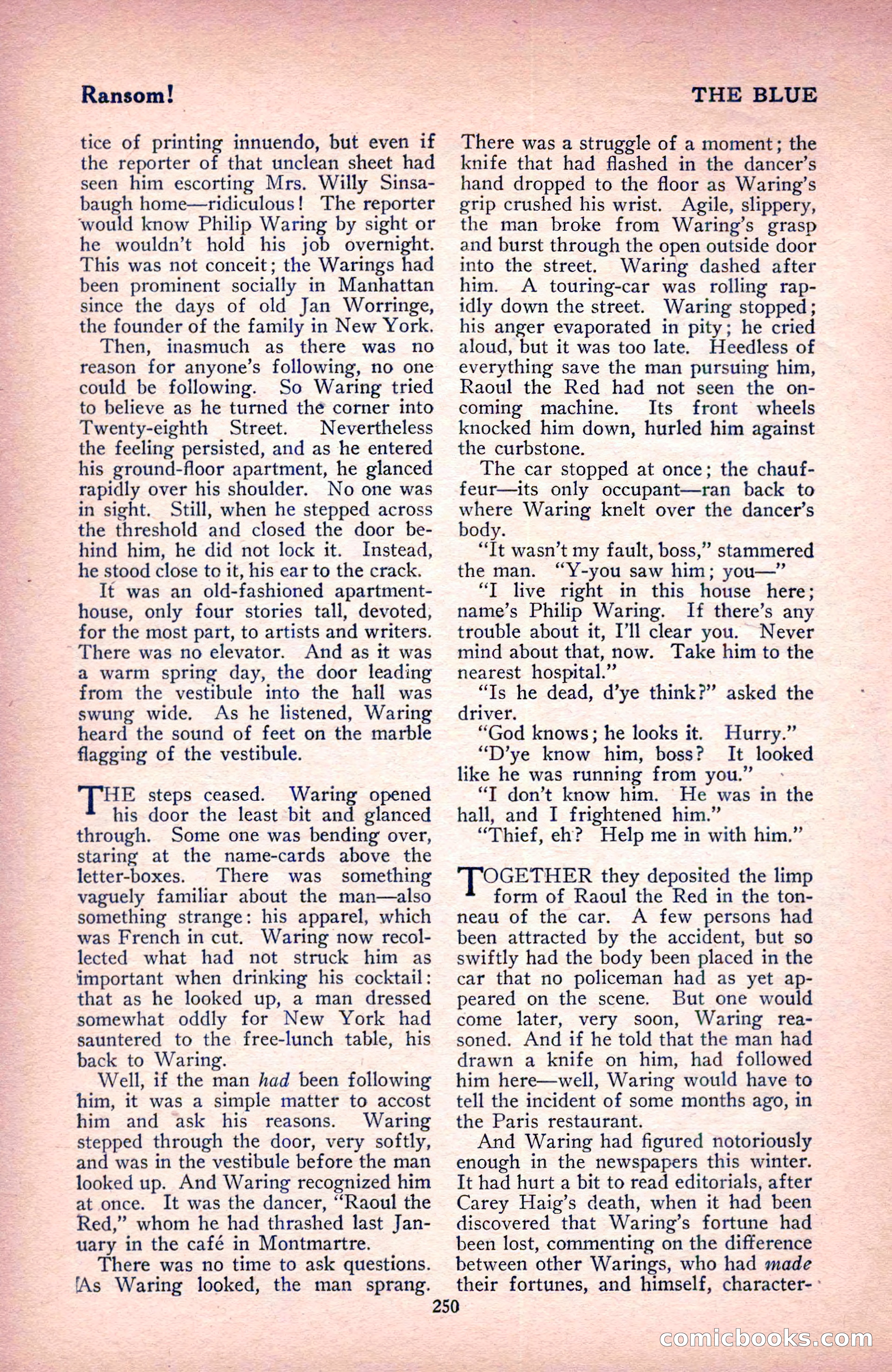 The Blue Book Magazine, December 1916 — page 16 of 268