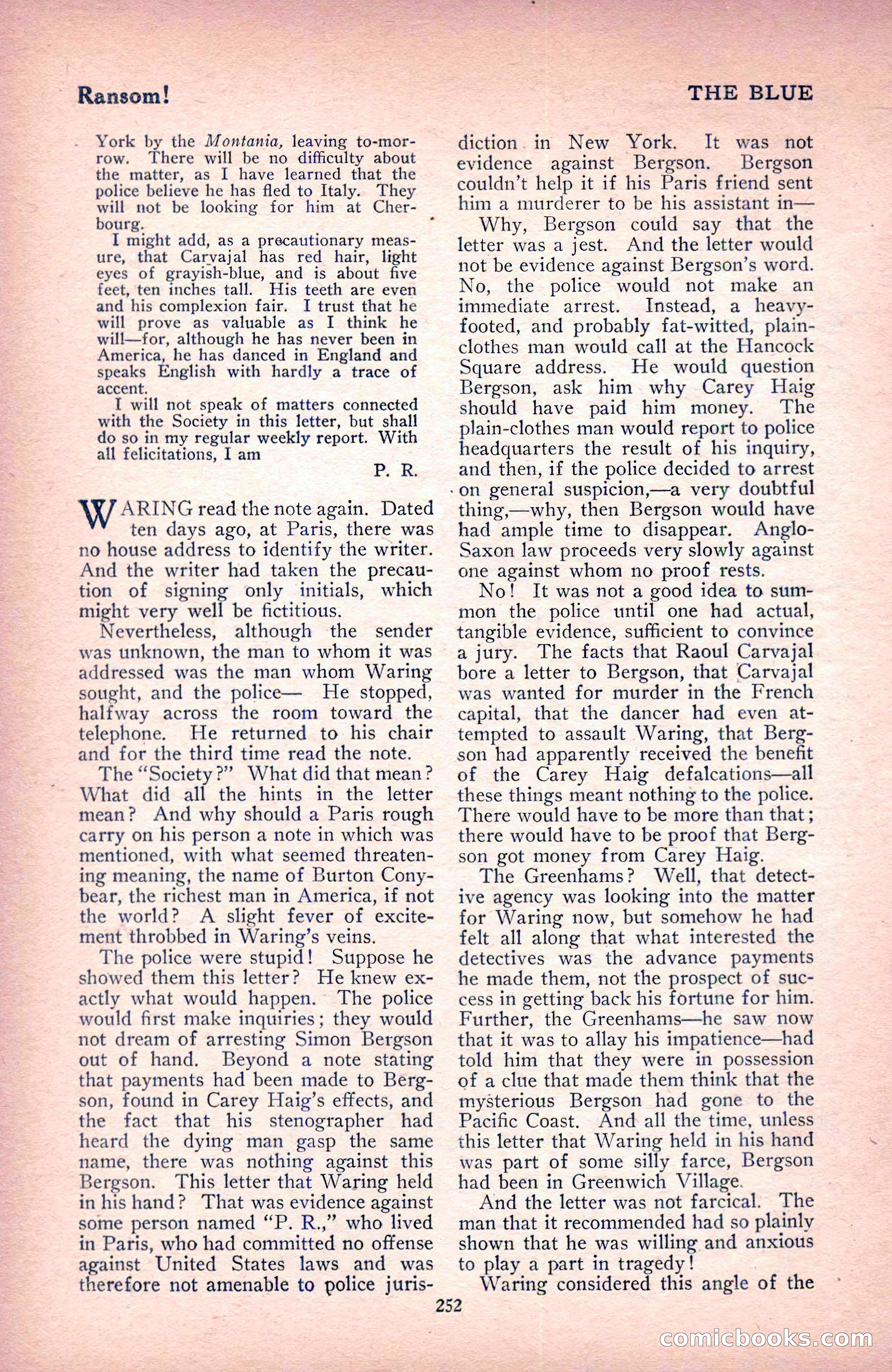 The Blue Book Magazine, December 1916 — page 18 of 268