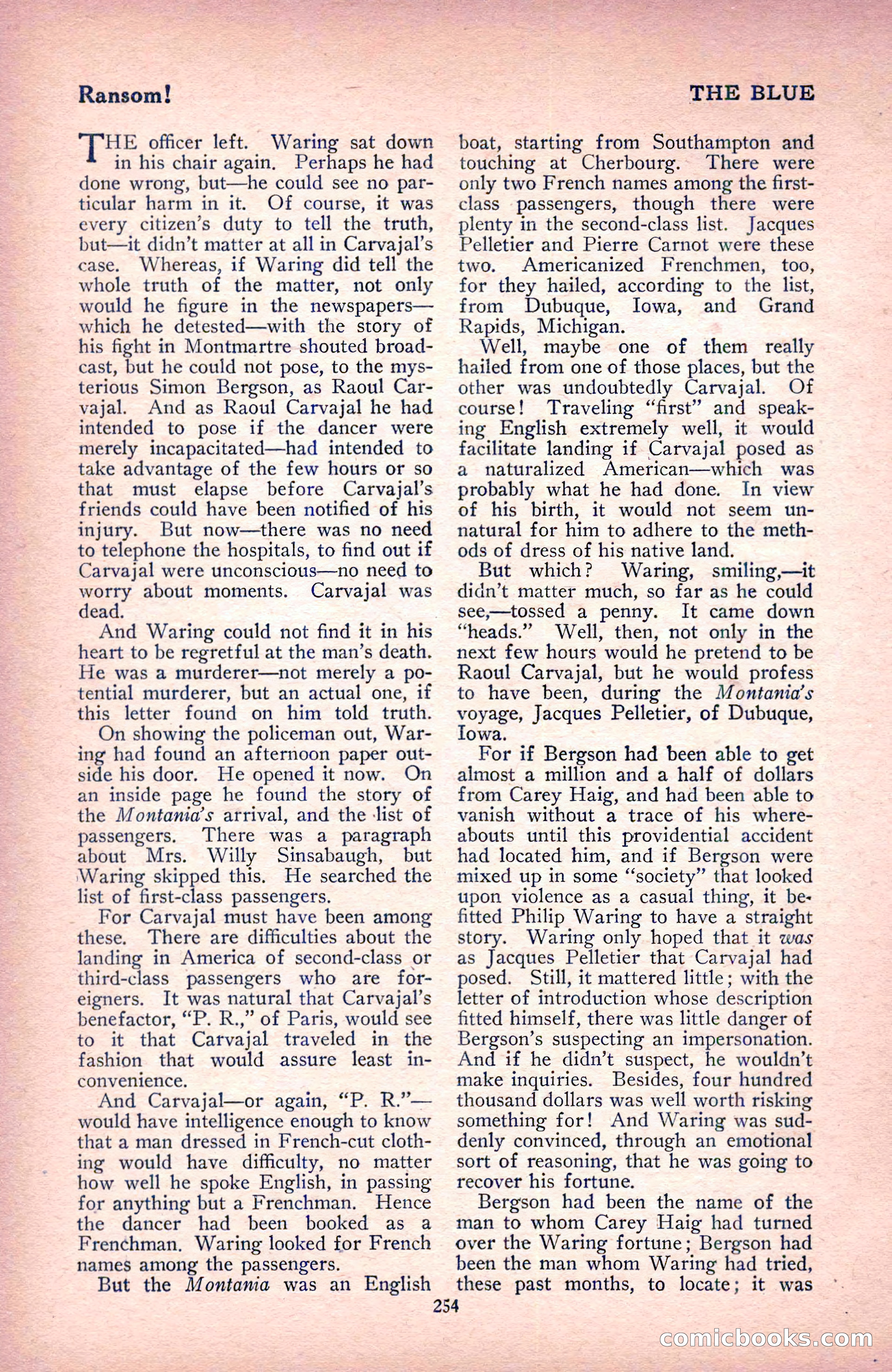 The Blue Book Magazine, December 1916 — page 20 of 268