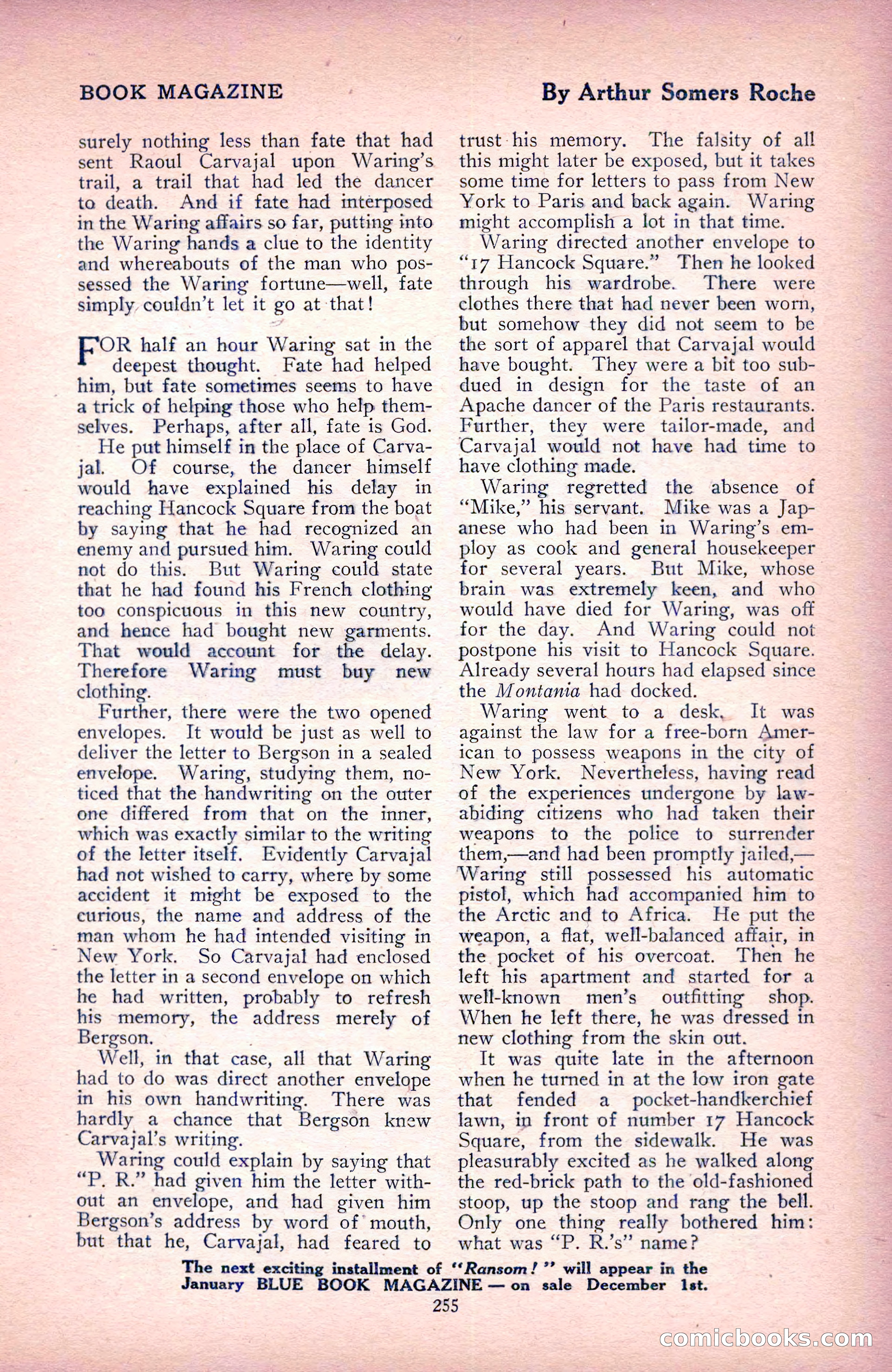 The Blue Book Magazine, December 1916 — page 21 of 268