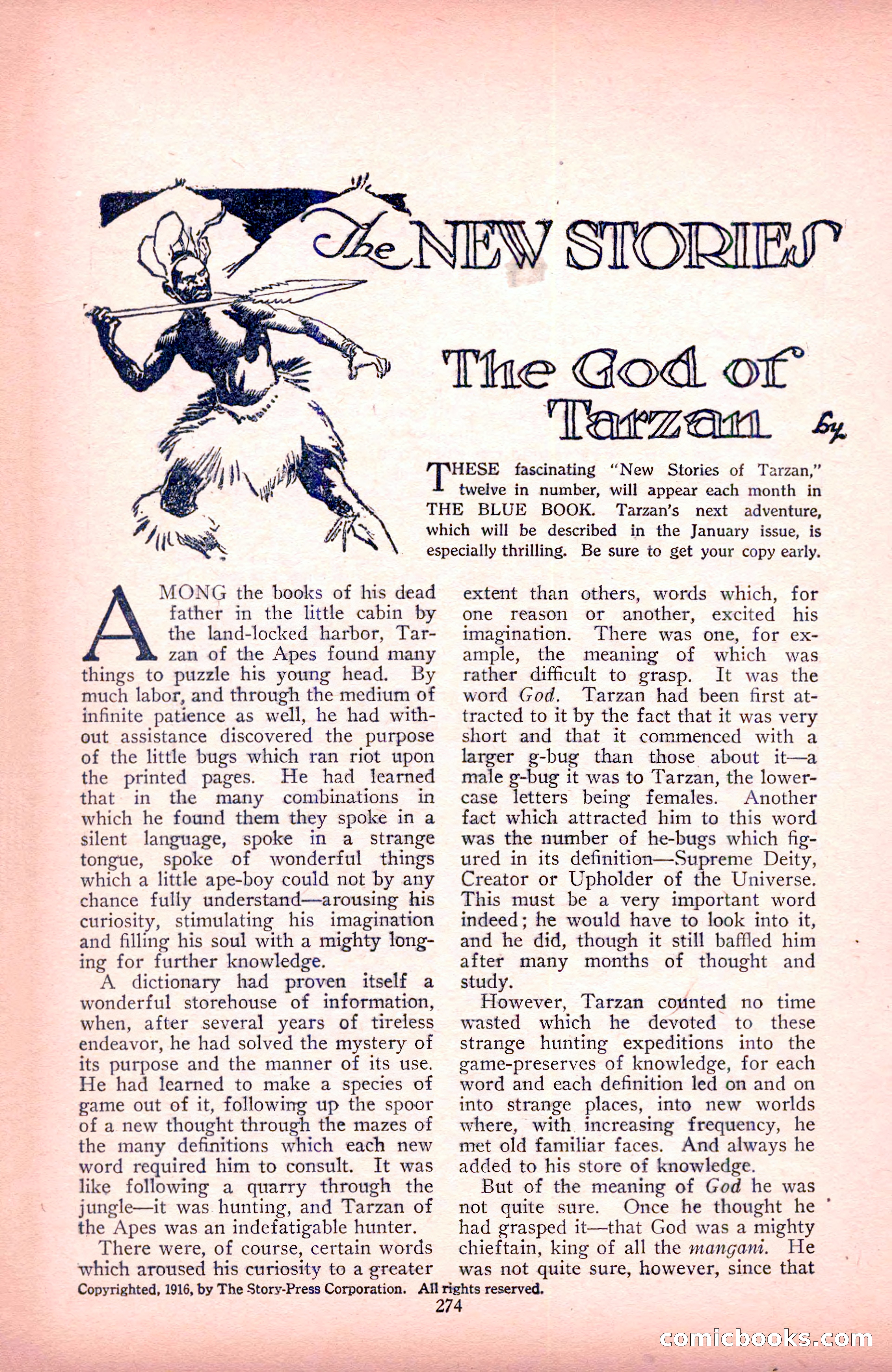 The Blue Book Magazine, December 1916 — page 40 of 268