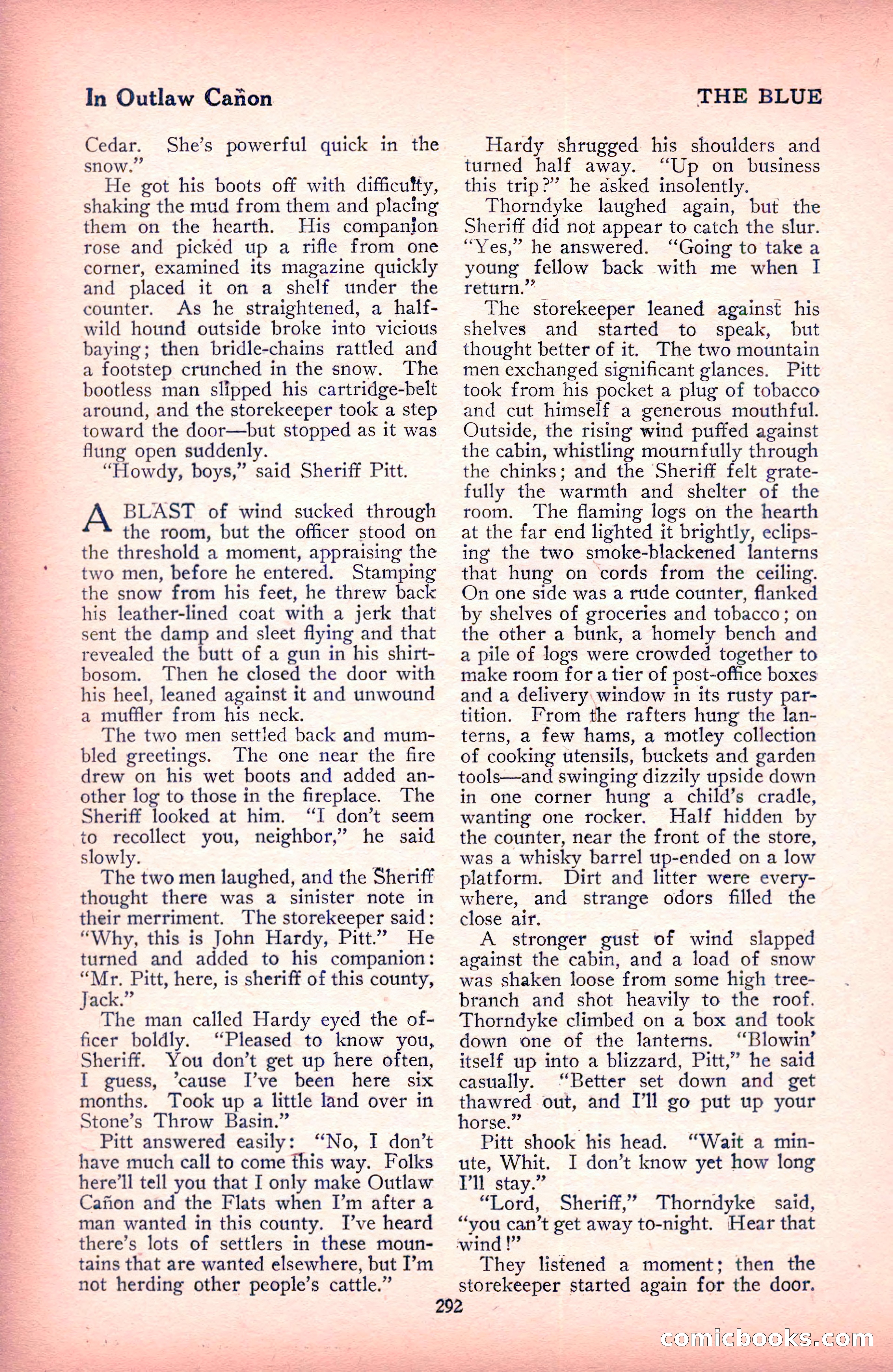 The Blue Book Magazine, December 1916 — page 58 of 268