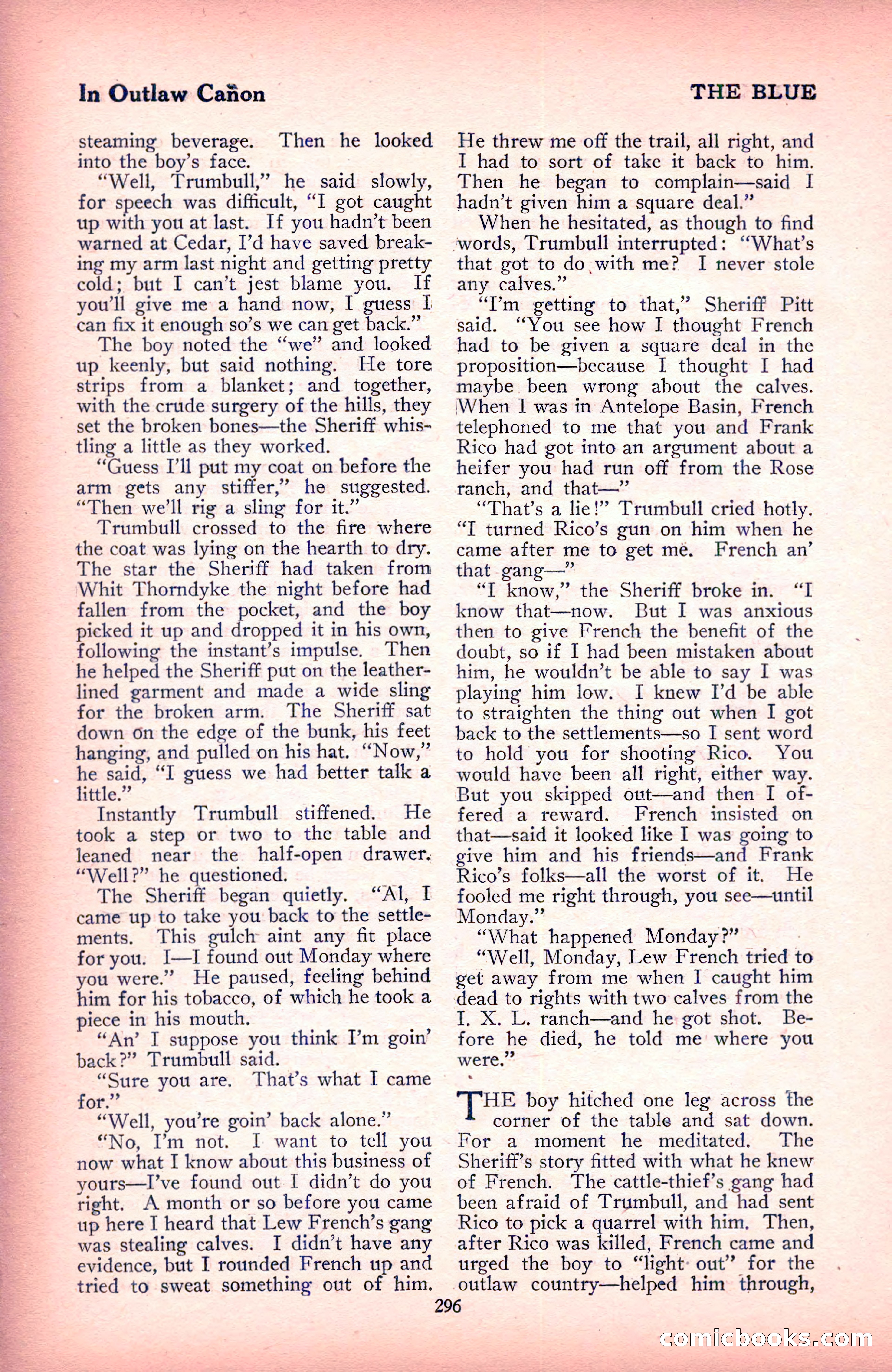 The Blue Book Magazine, December 1916 — page 62 of 268