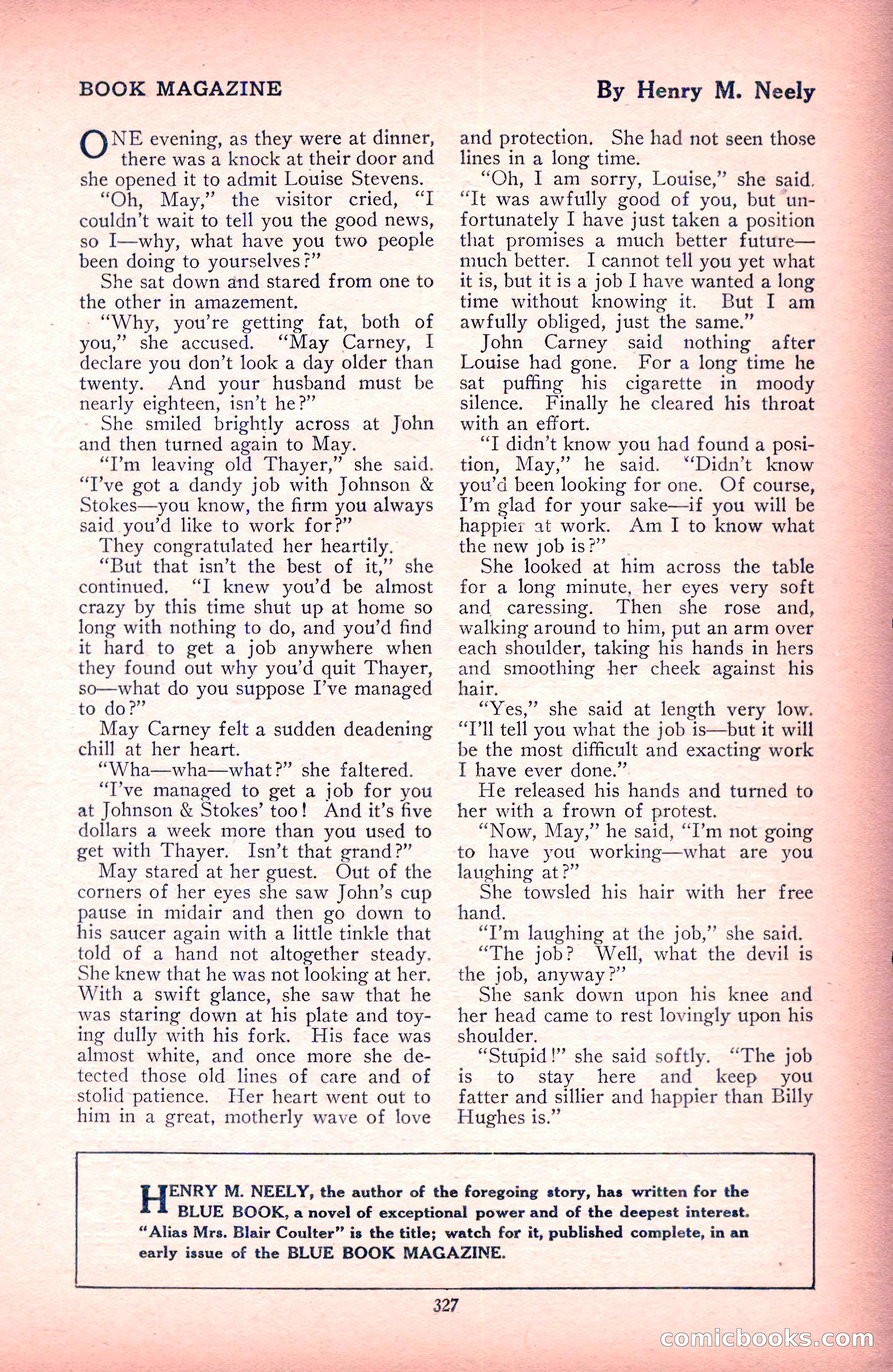 The Blue Book Magazine, December 1916 — page 93 of 268