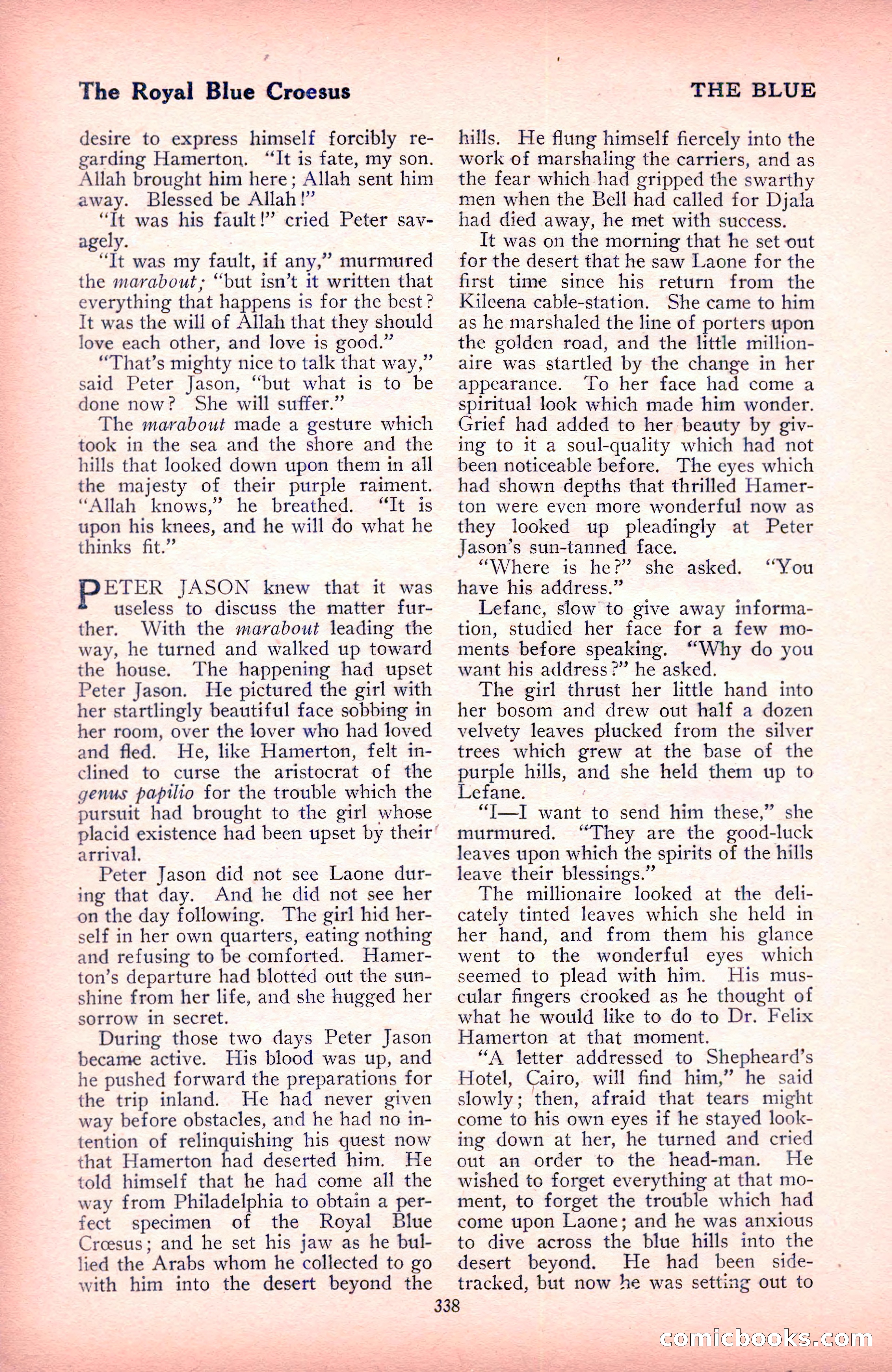 The Blue Book Magazine, December 1916 — page 104 of 268