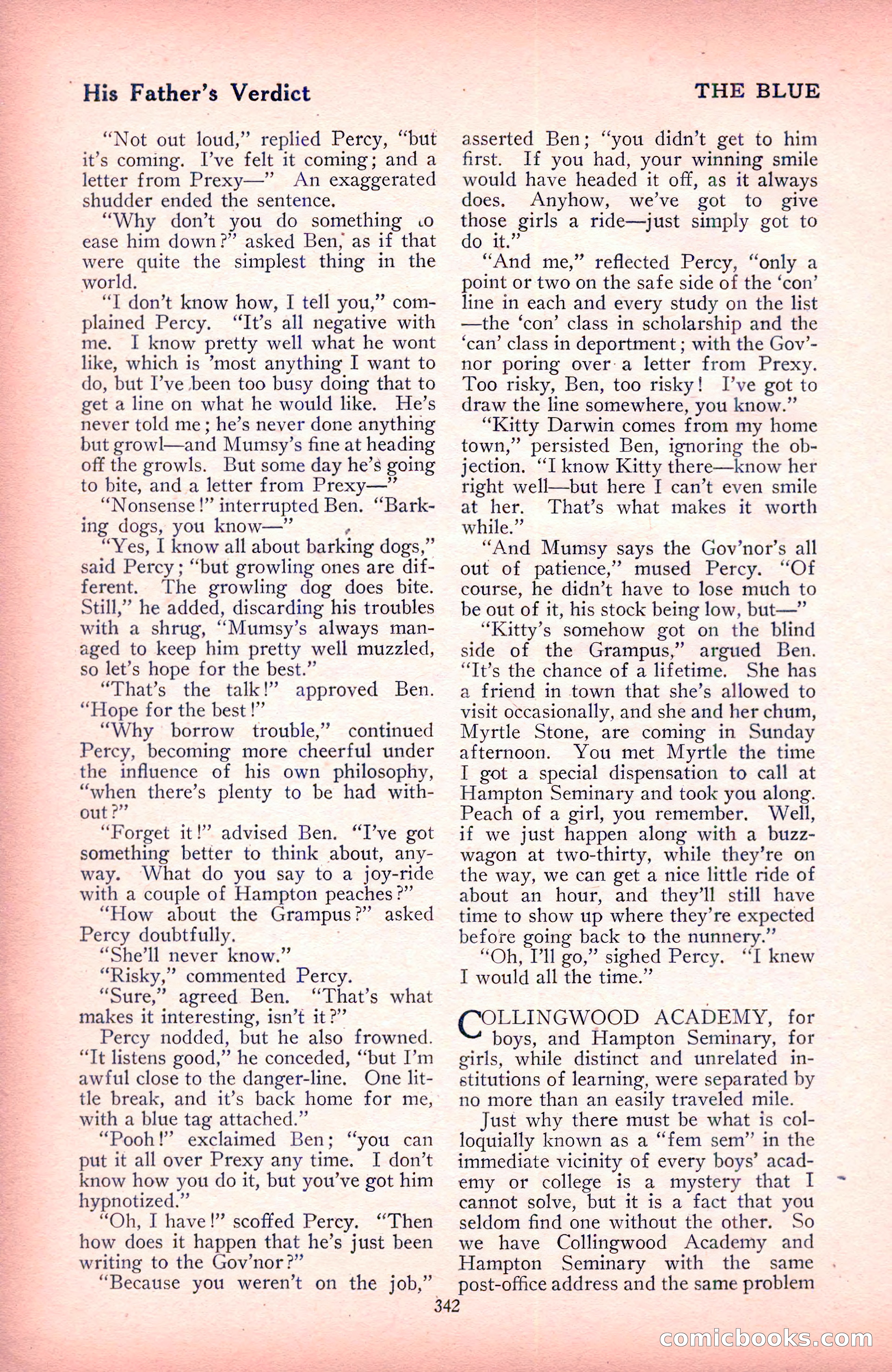 The Blue Book Magazine, December 1916 — page 108 of 268