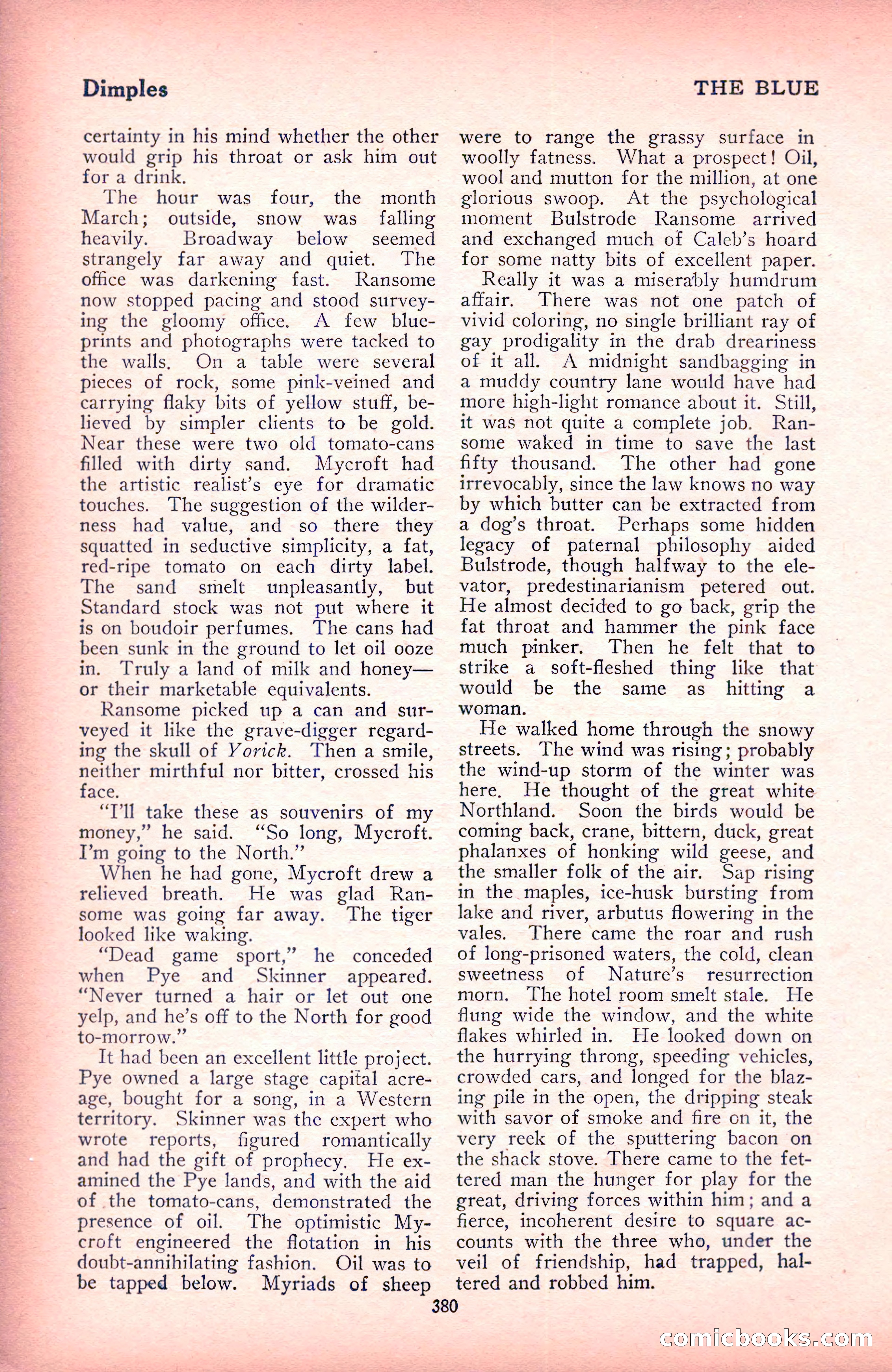 The Blue Book Magazine, December 1916 — page 146 of 268