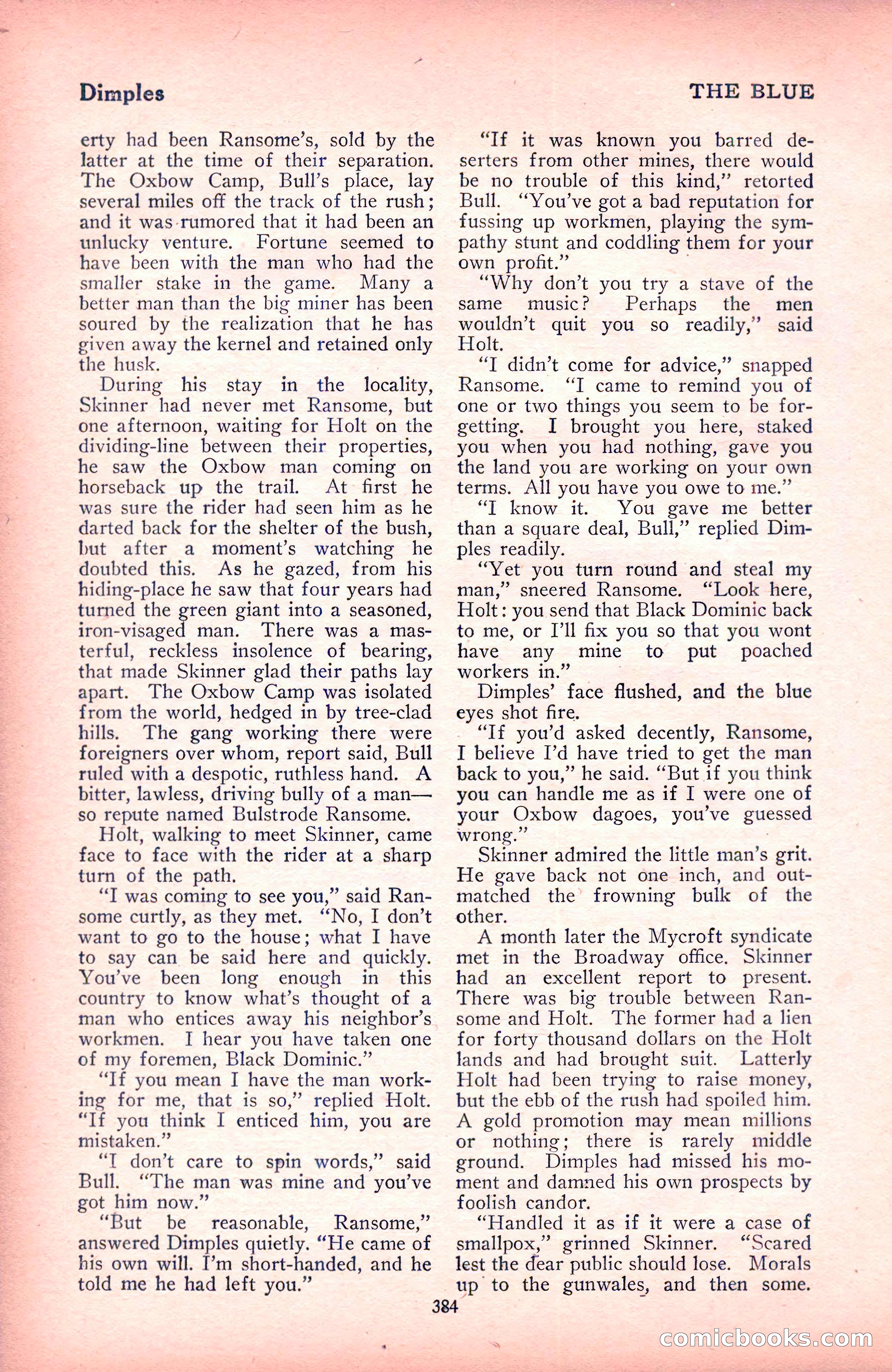 The Blue Book Magazine, December 1916 — page 150 of 268