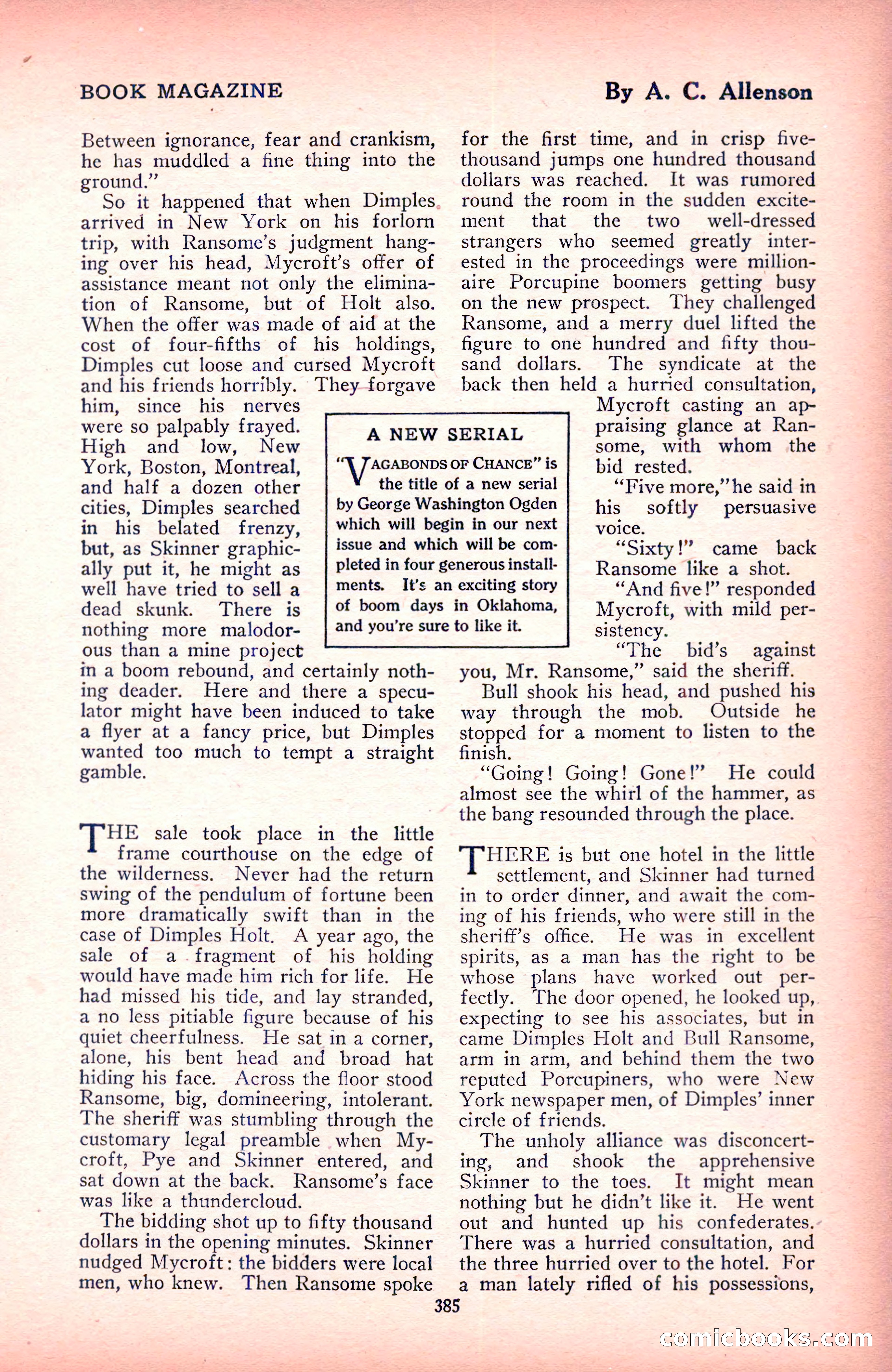 The Blue Book Magazine, December 1916 — page 151 of 268
