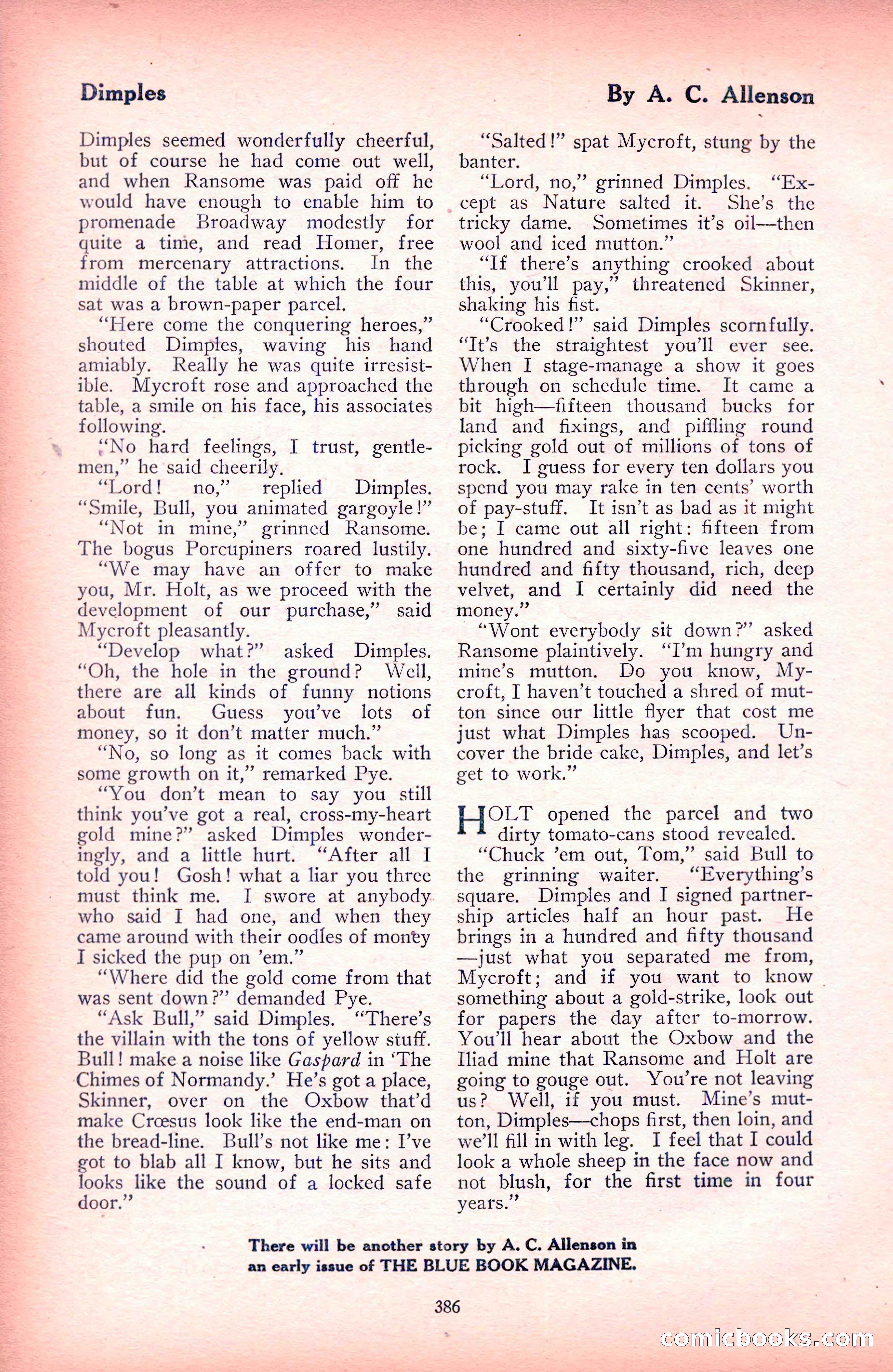 The Blue Book Magazine, December 1916 — page 152 of 268