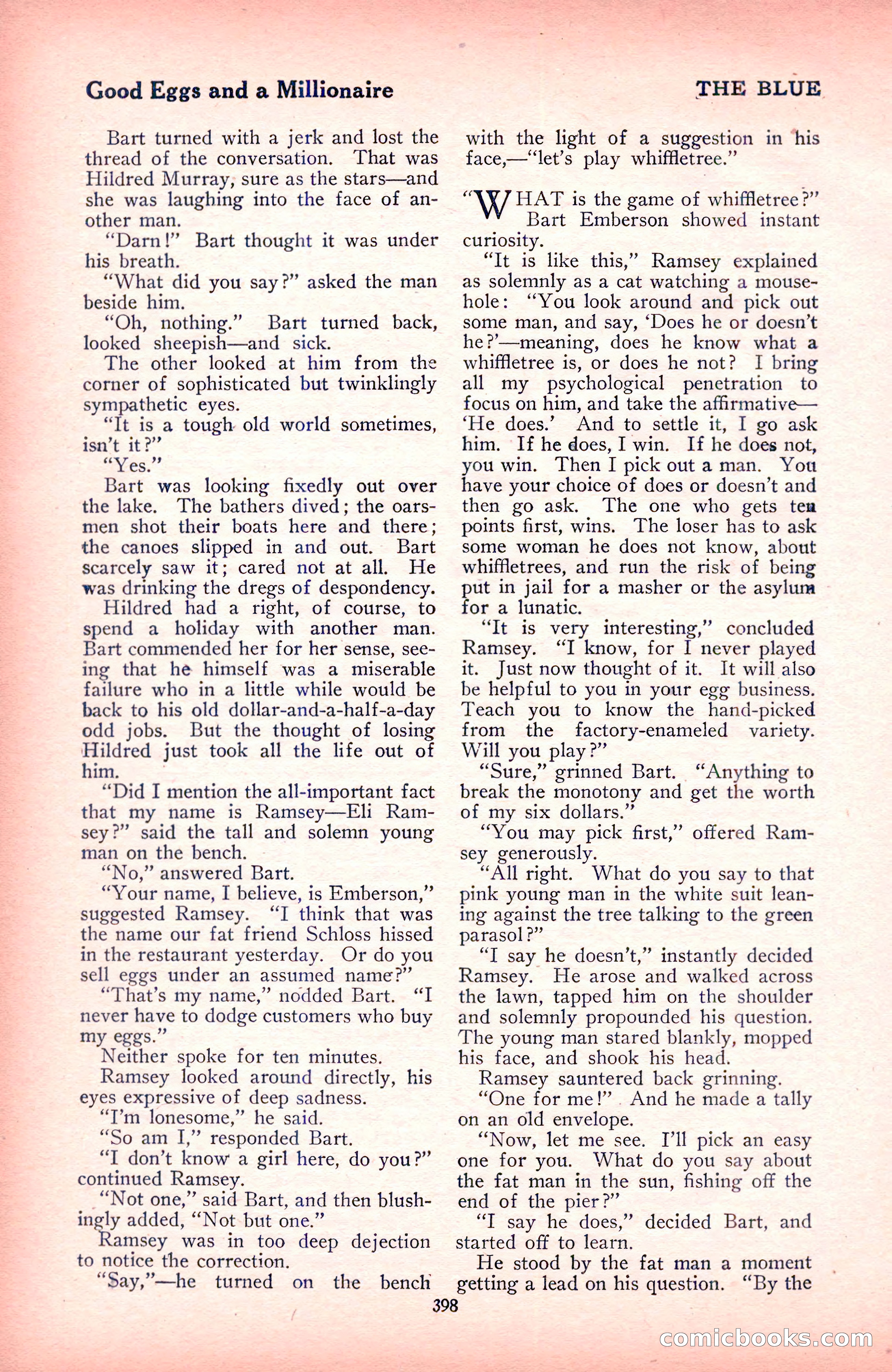 The Blue Book Magazine, December 1916 — page 164 of 268