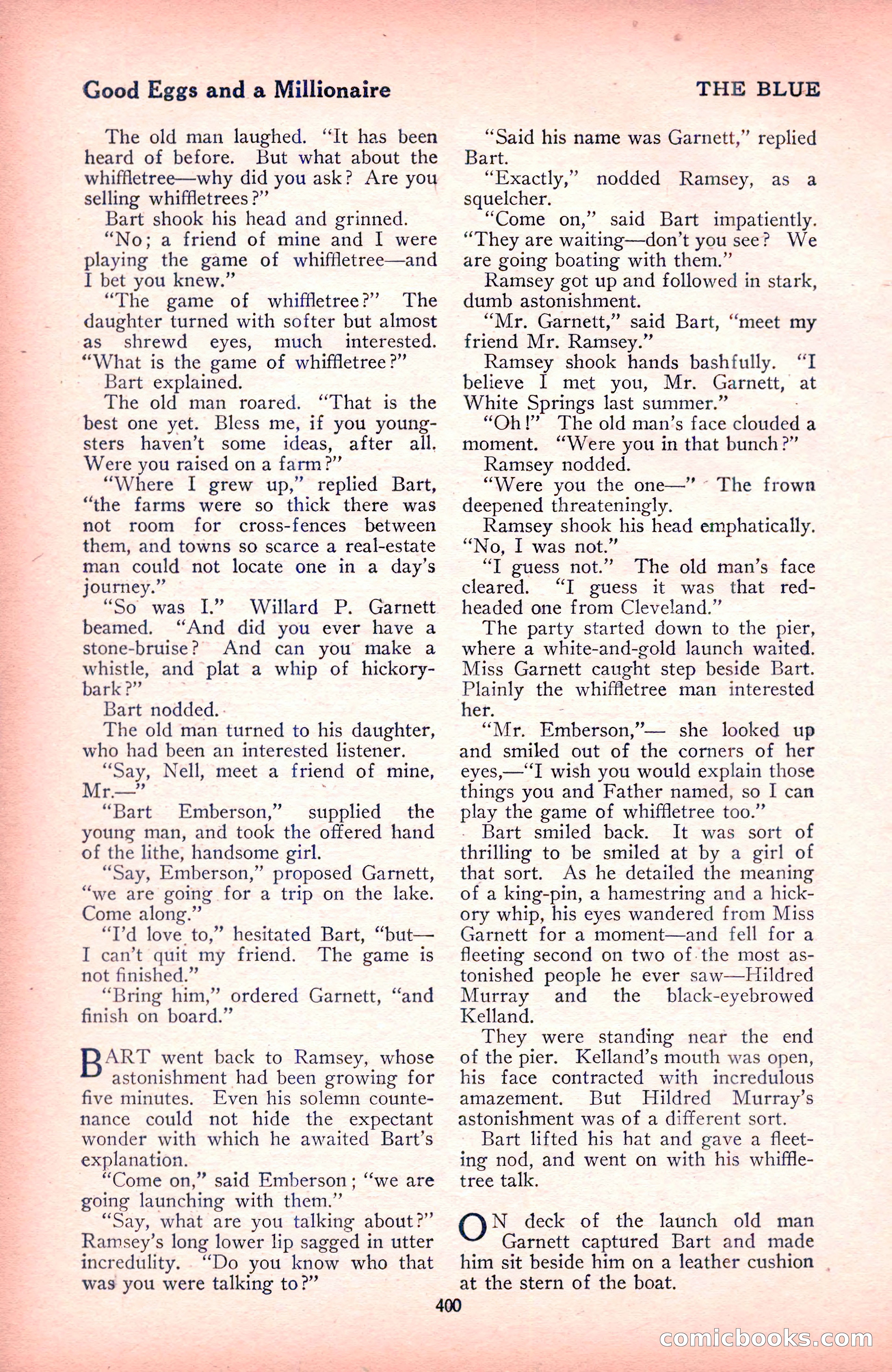 The Blue Book Magazine, December 1916 — page 166 of 268