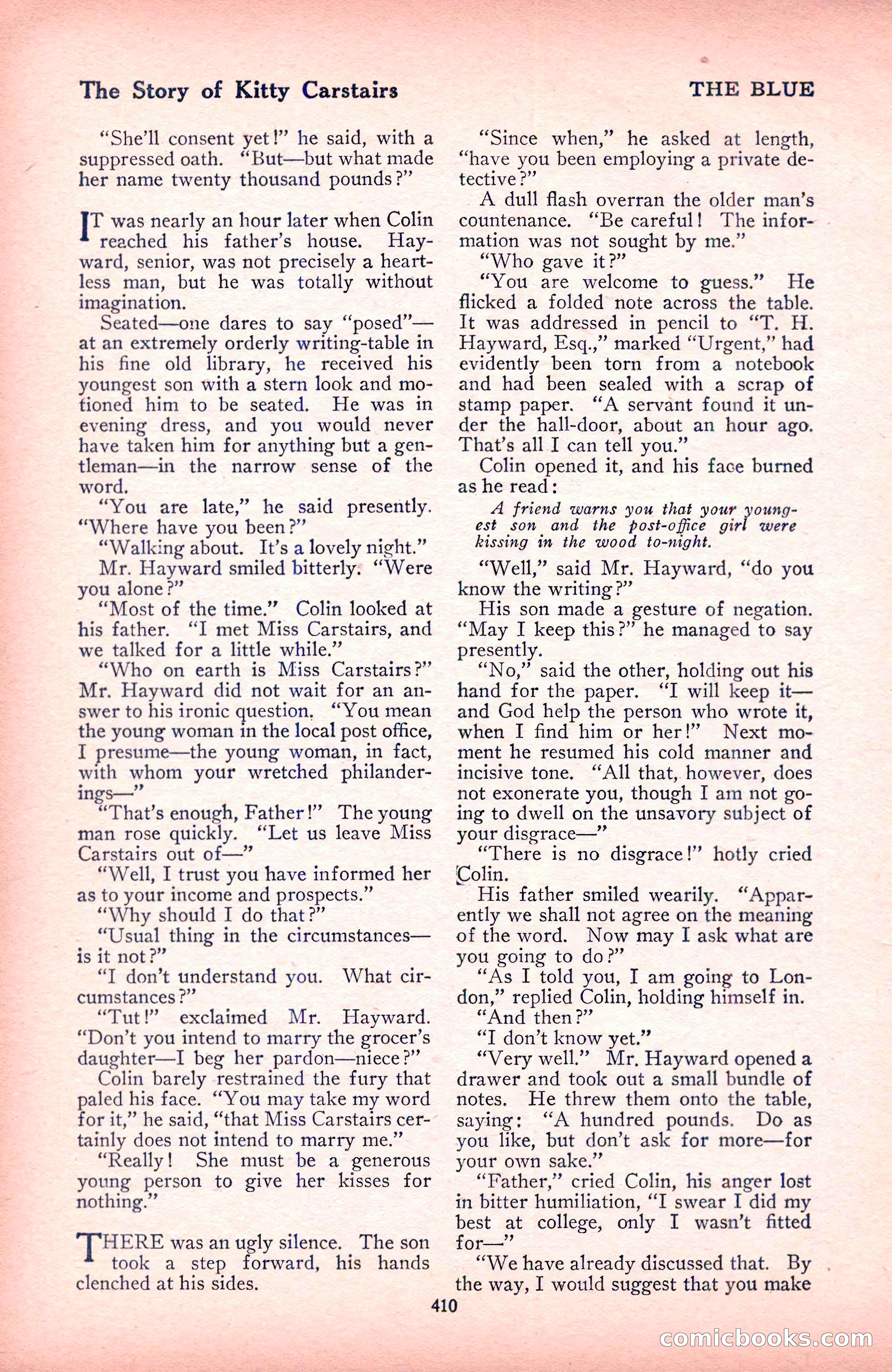 The Blue Book Magazine, December 1916 — page 176 of 268