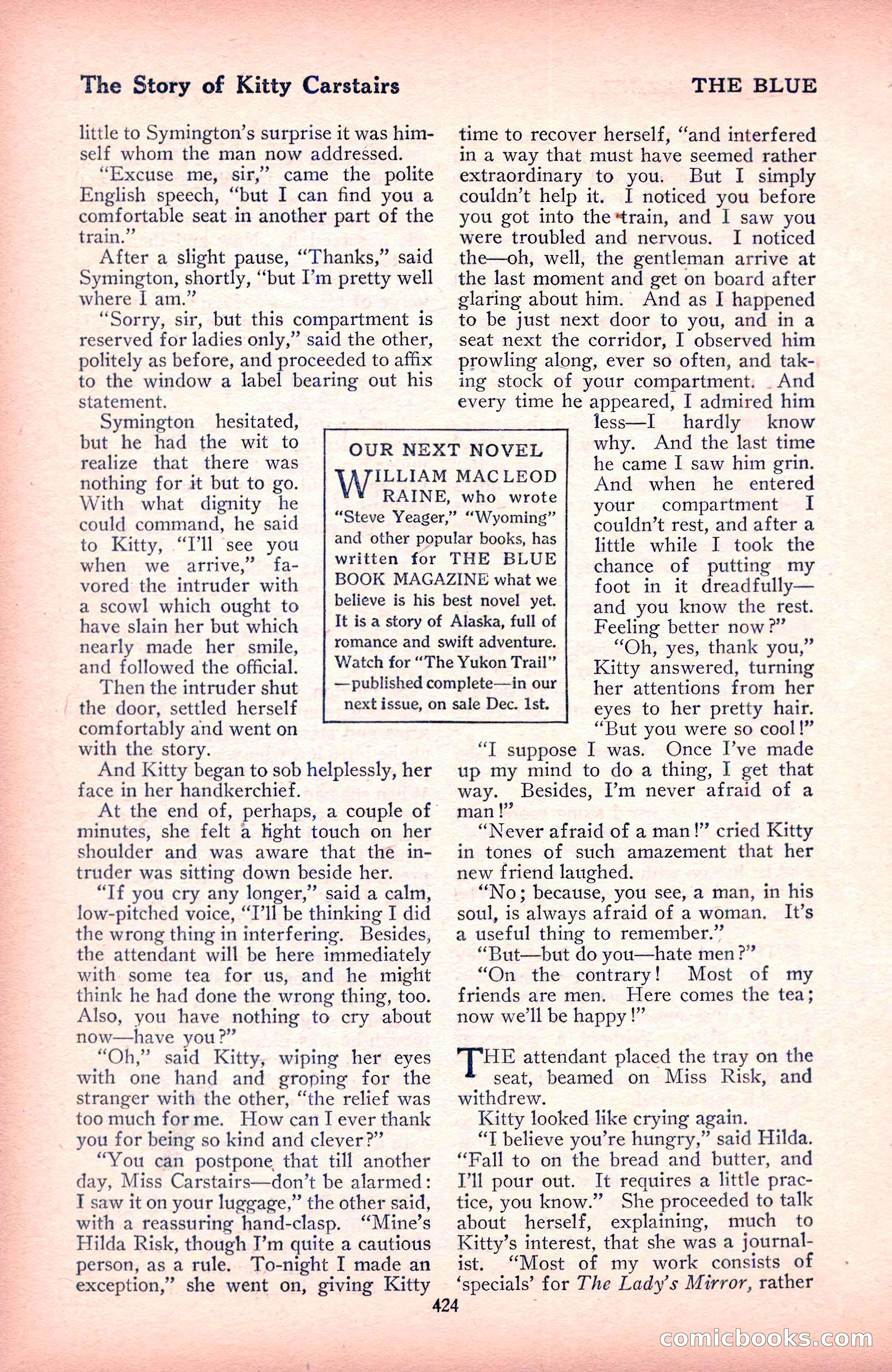 The Blue Book Magazine, December 1916 — page 190 of 268