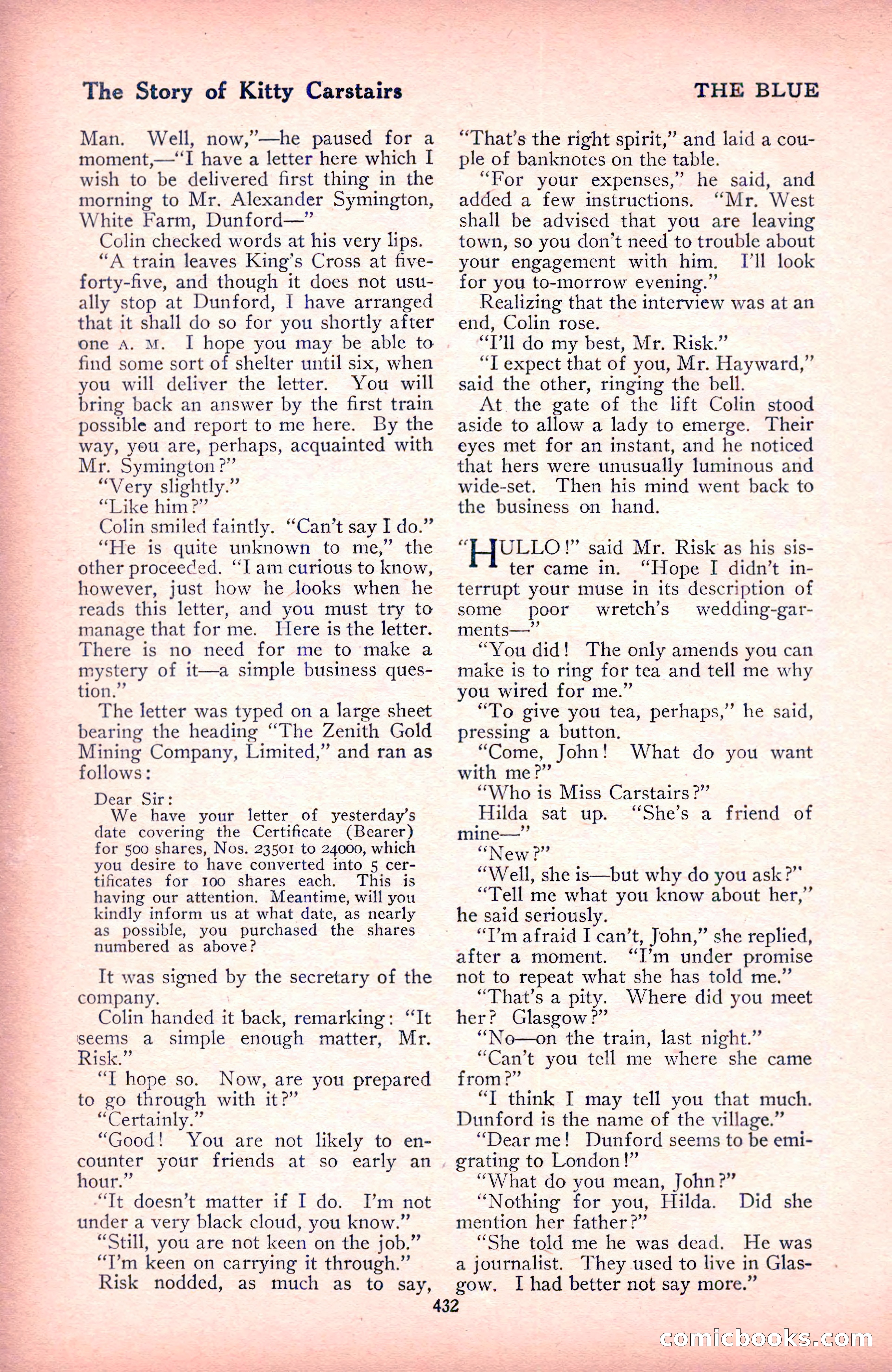 The Blue Book Magazine, December 1916 — page 198 of 268