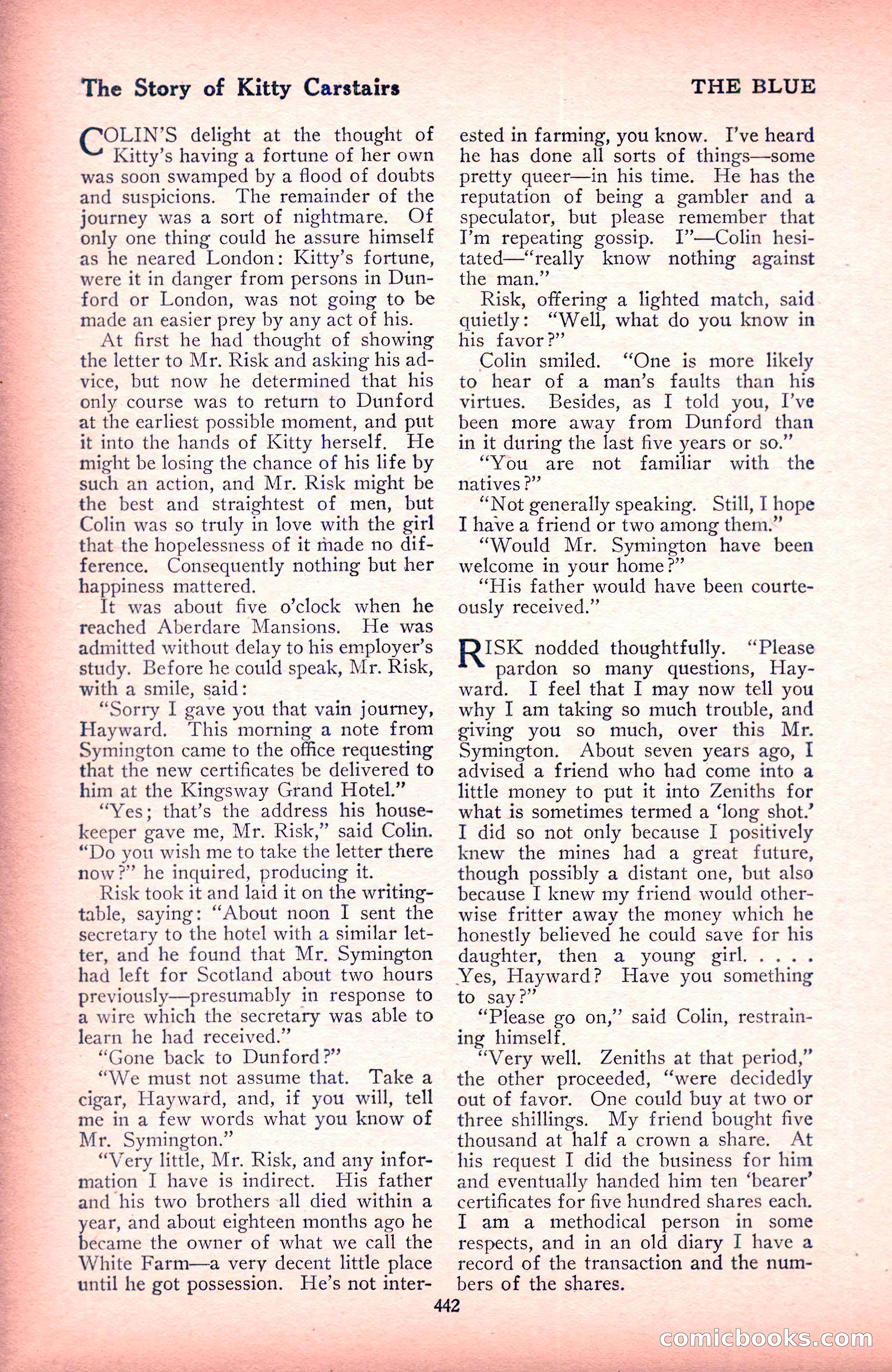 The Blue Book Magazine, December 1916 — page 208 of 268