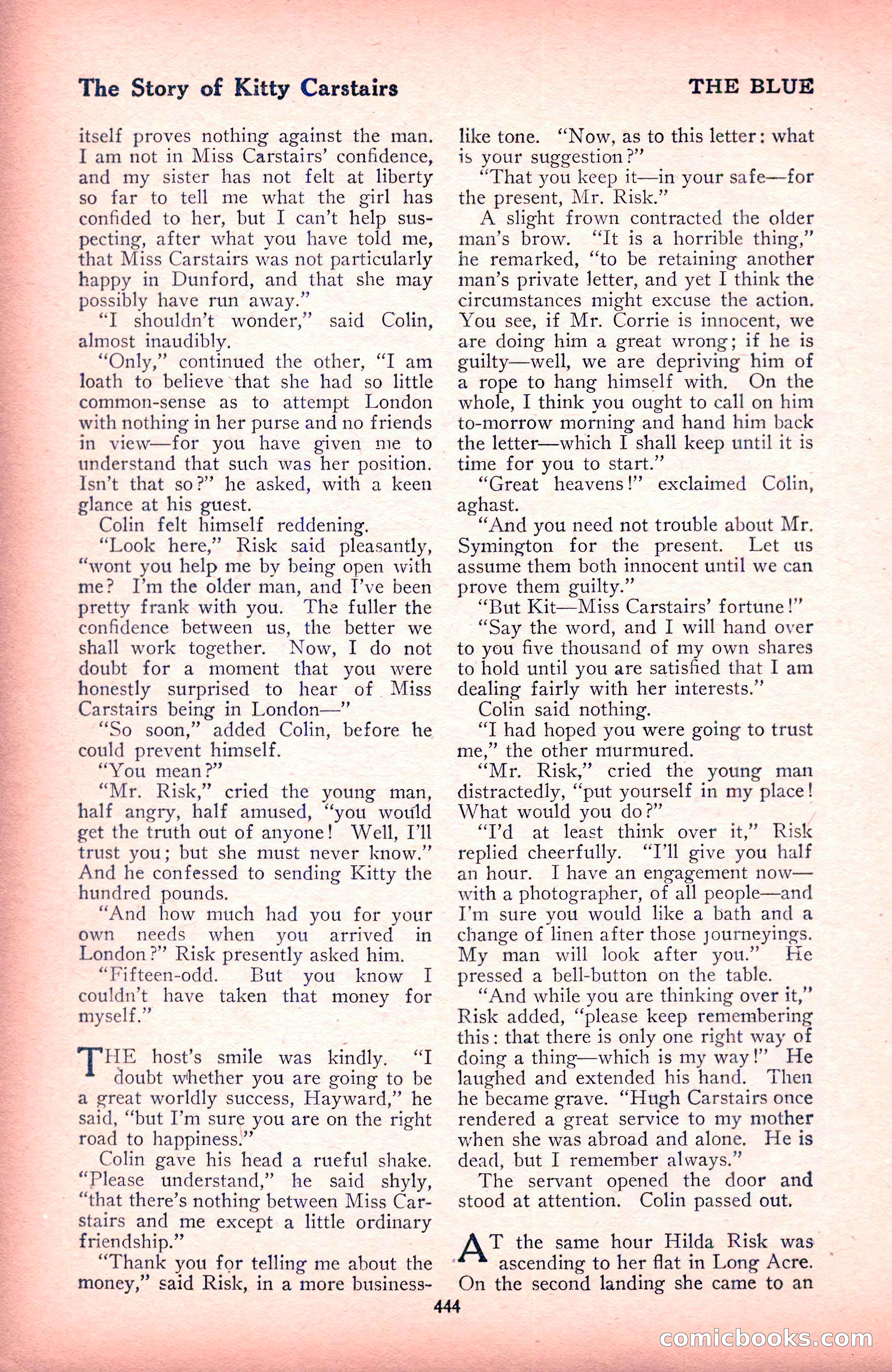 The Blue Book Magazine, December 1916 — page 210 of 268
