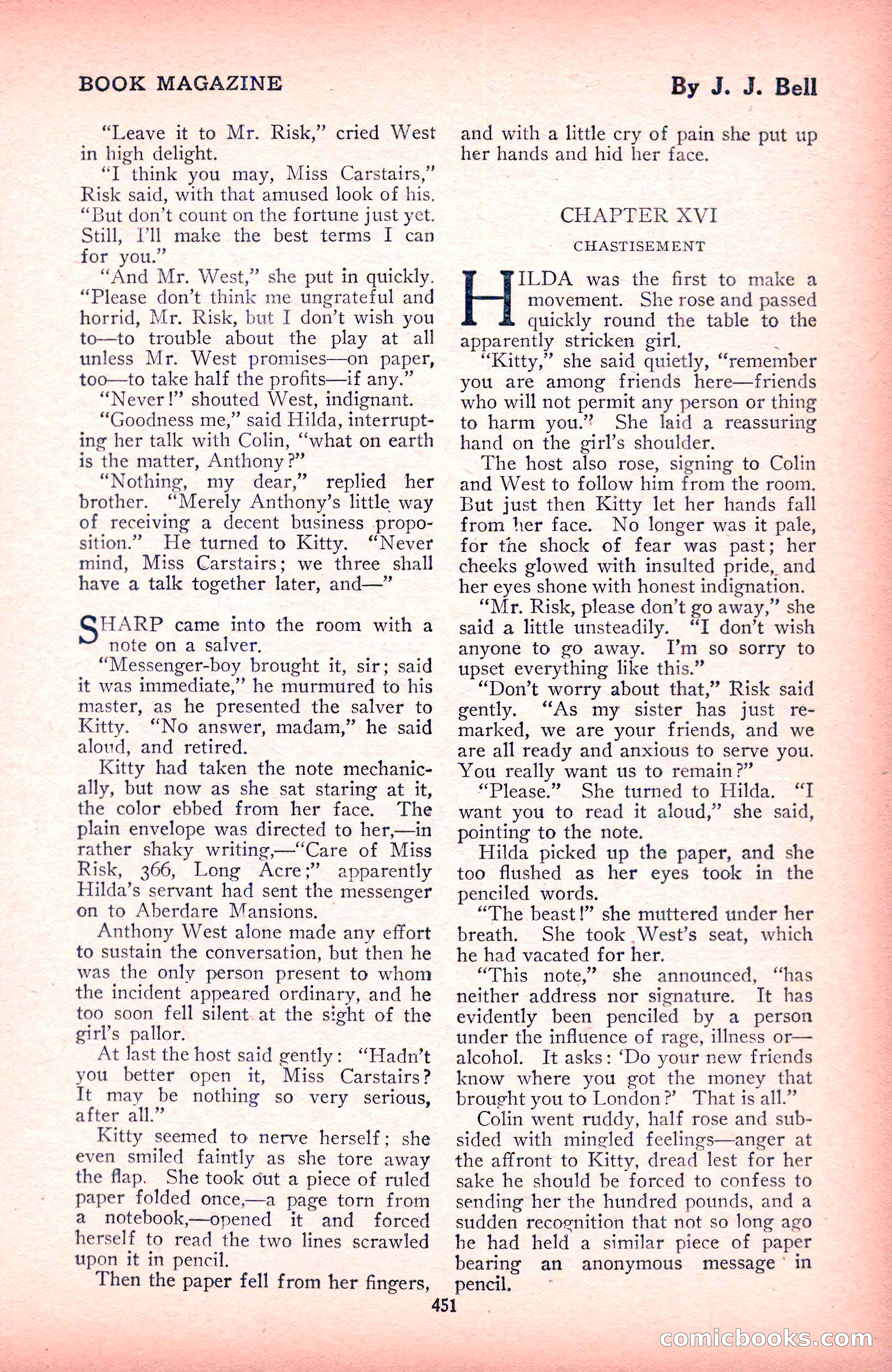 The Blue Book Magazine, December 1916 — page 217 of 268