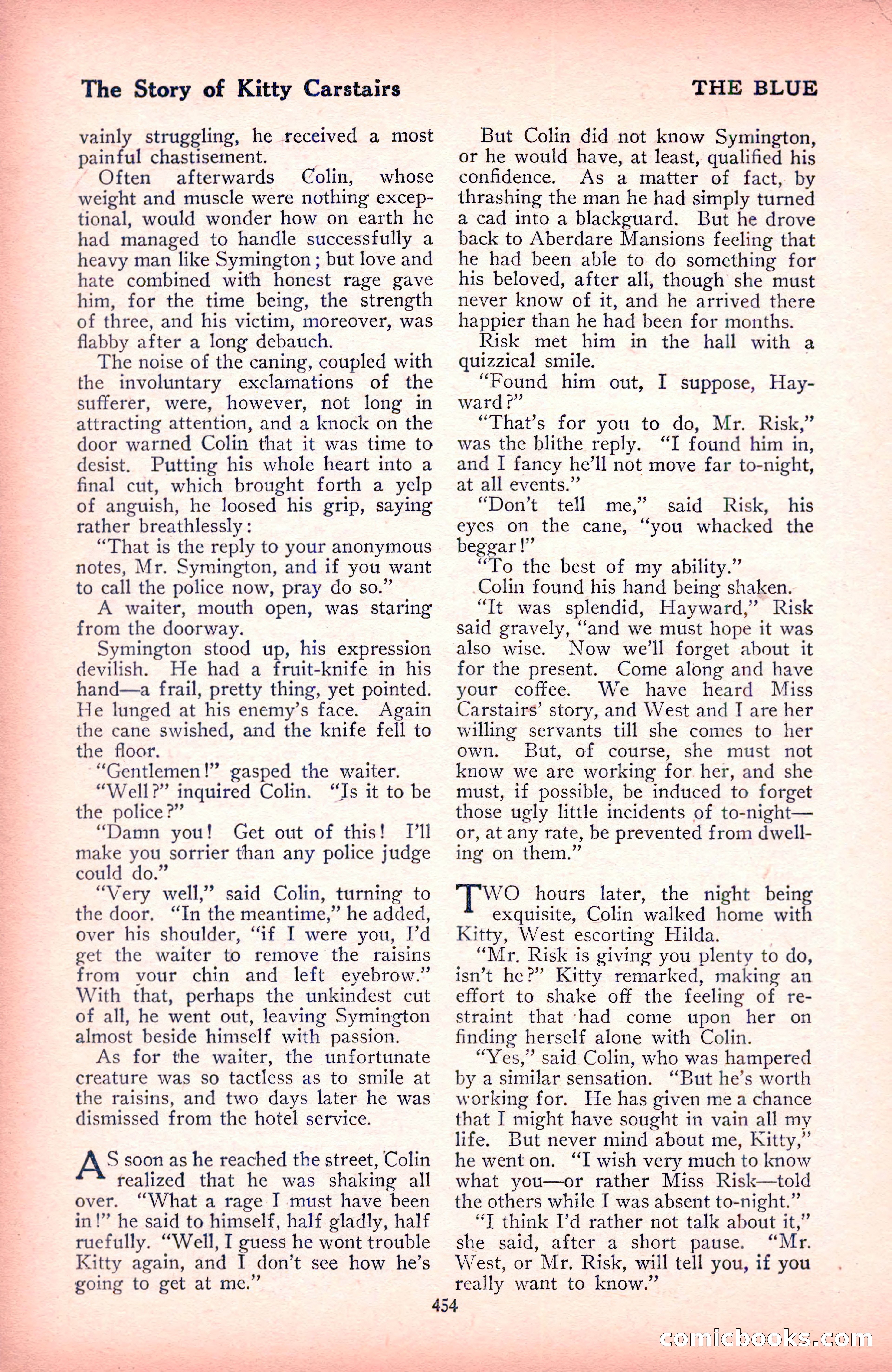 The Blue Book Magazine, December 1916 — page 220 of 268