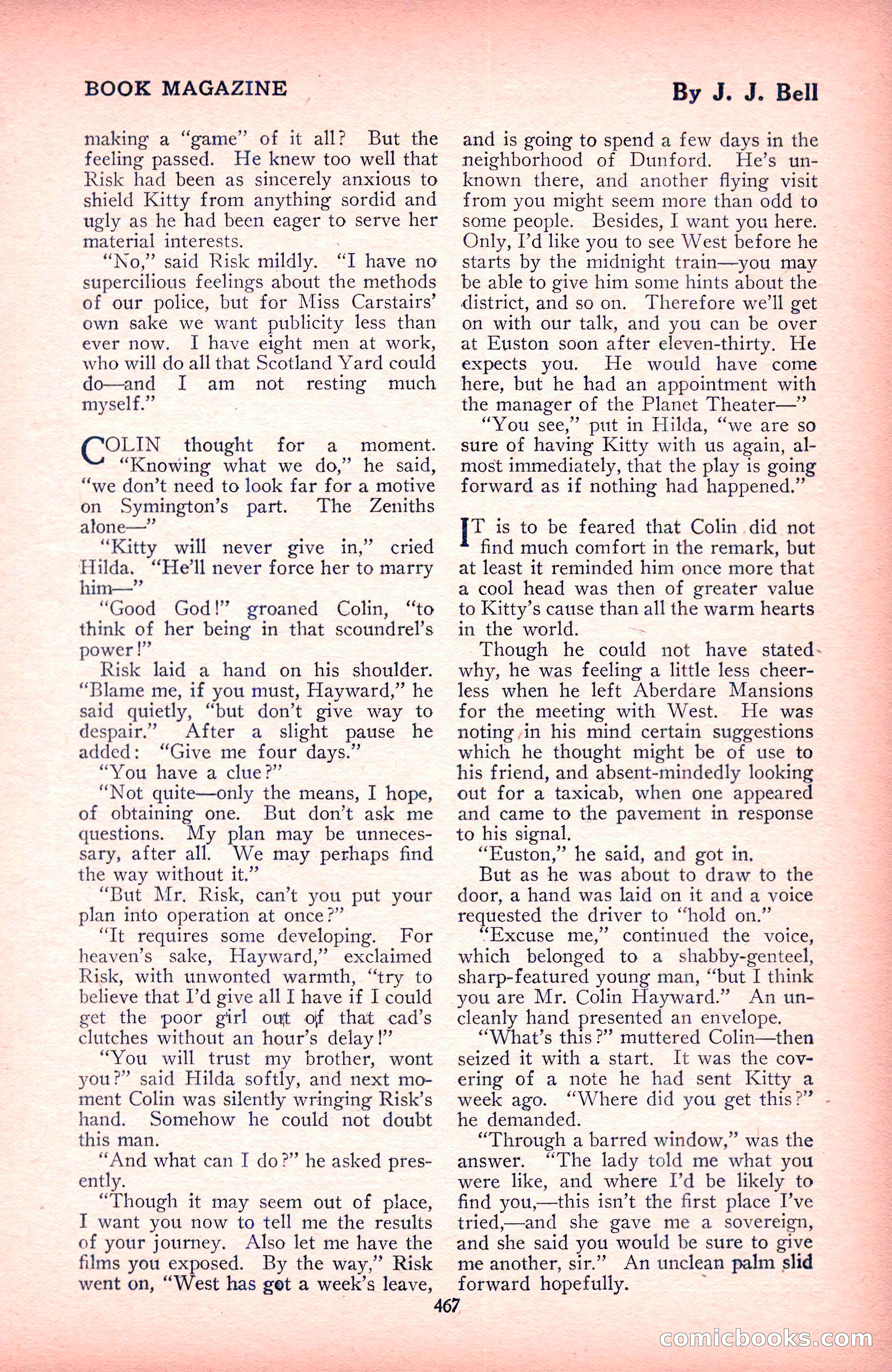 The Blue Book Magazine, December 1916 — page 233 of 268