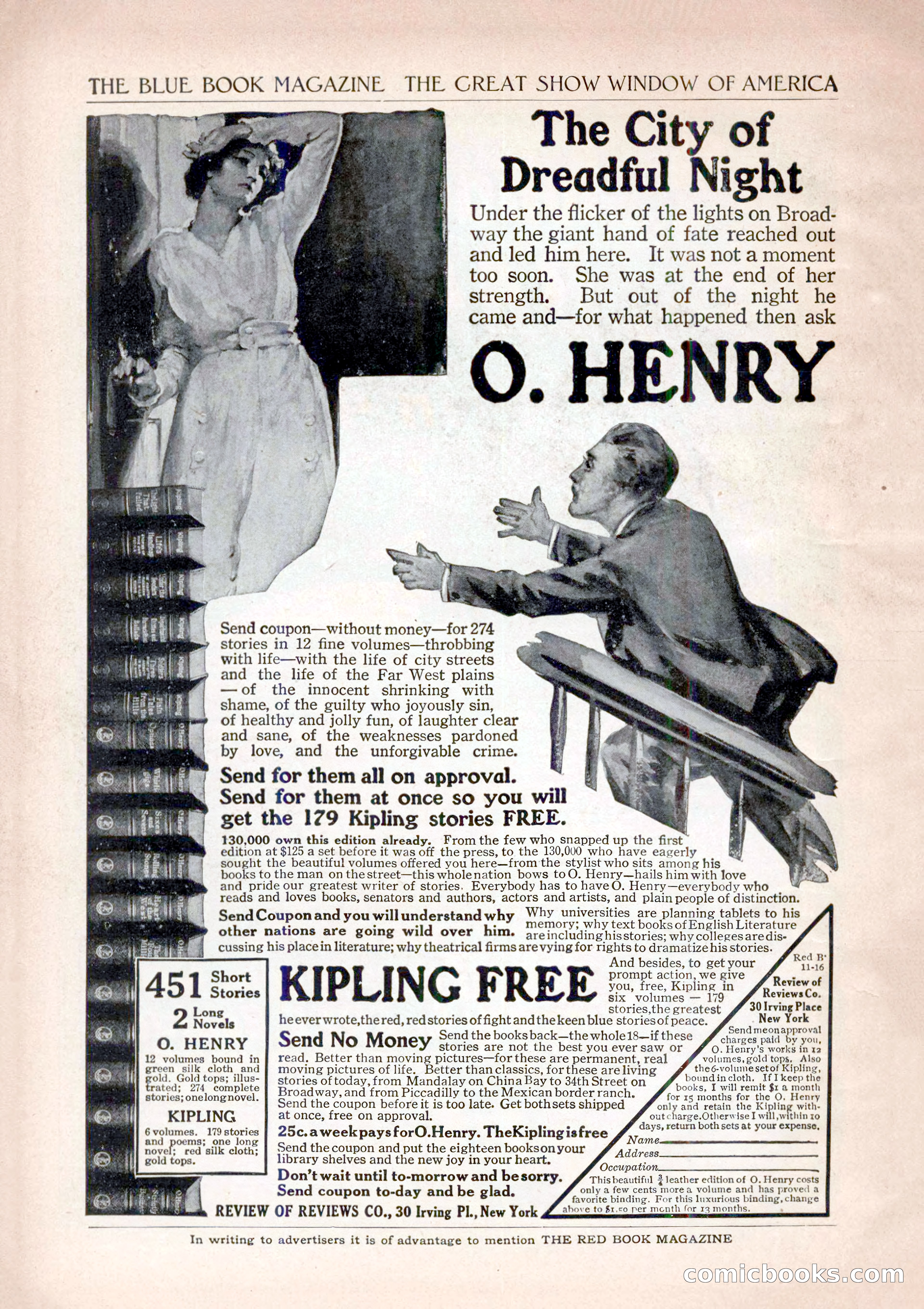 The Blue Book Magazine, December 1916 — page 256 of 268