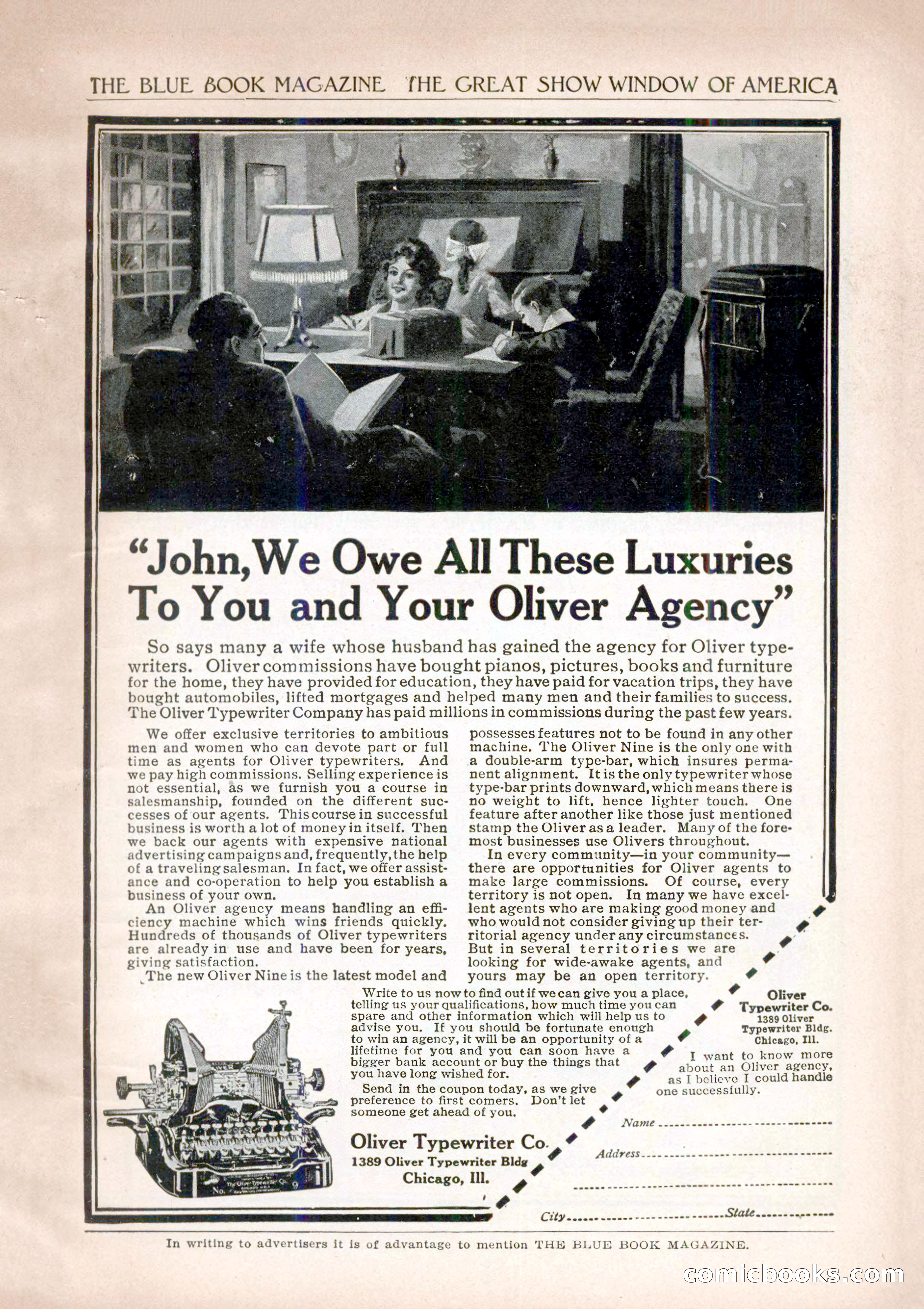 The Blue Book Magazine, December 1916 — page 263 of 268