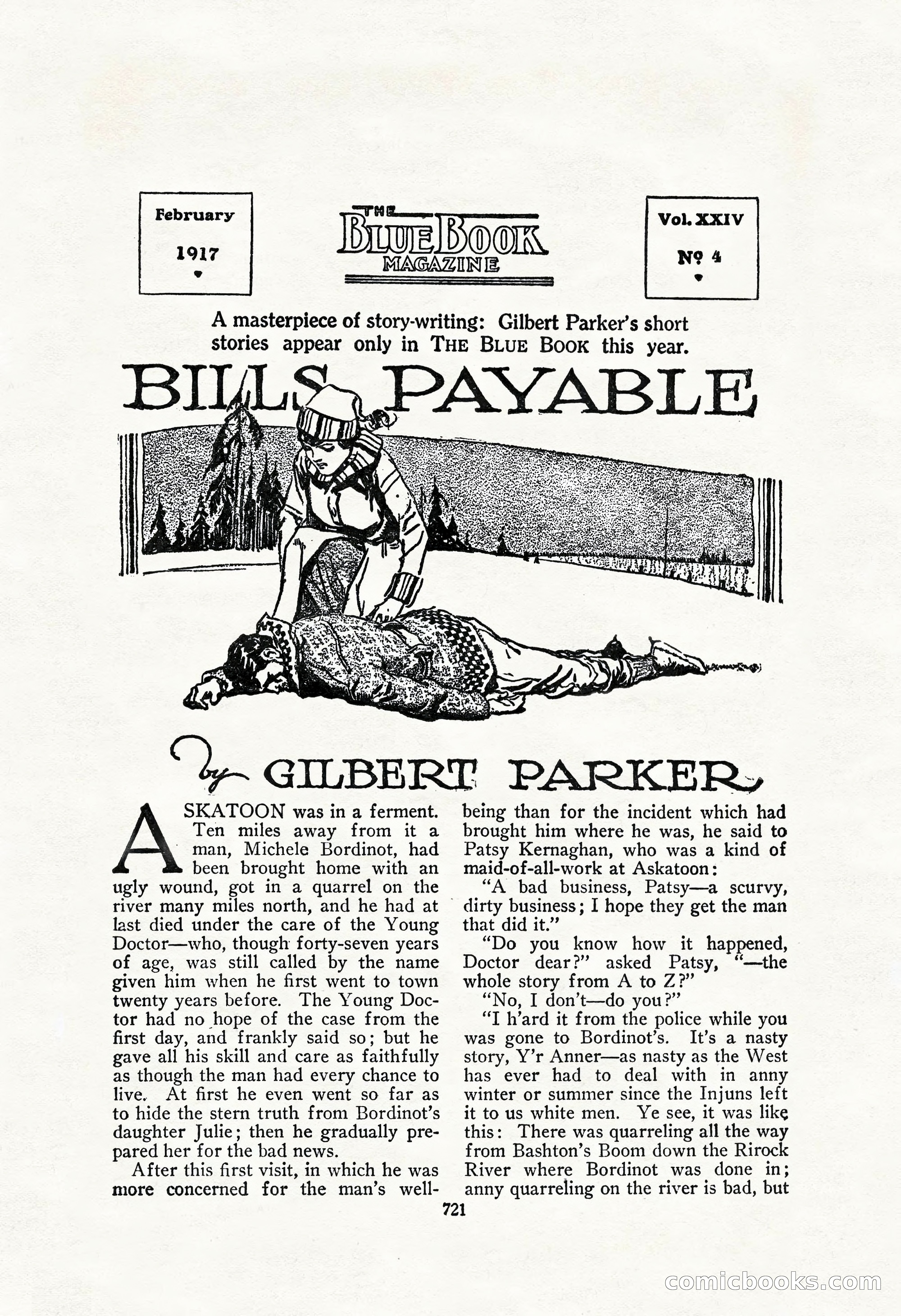 The Blue Book Magazine, February 1917 — page 7 of 264