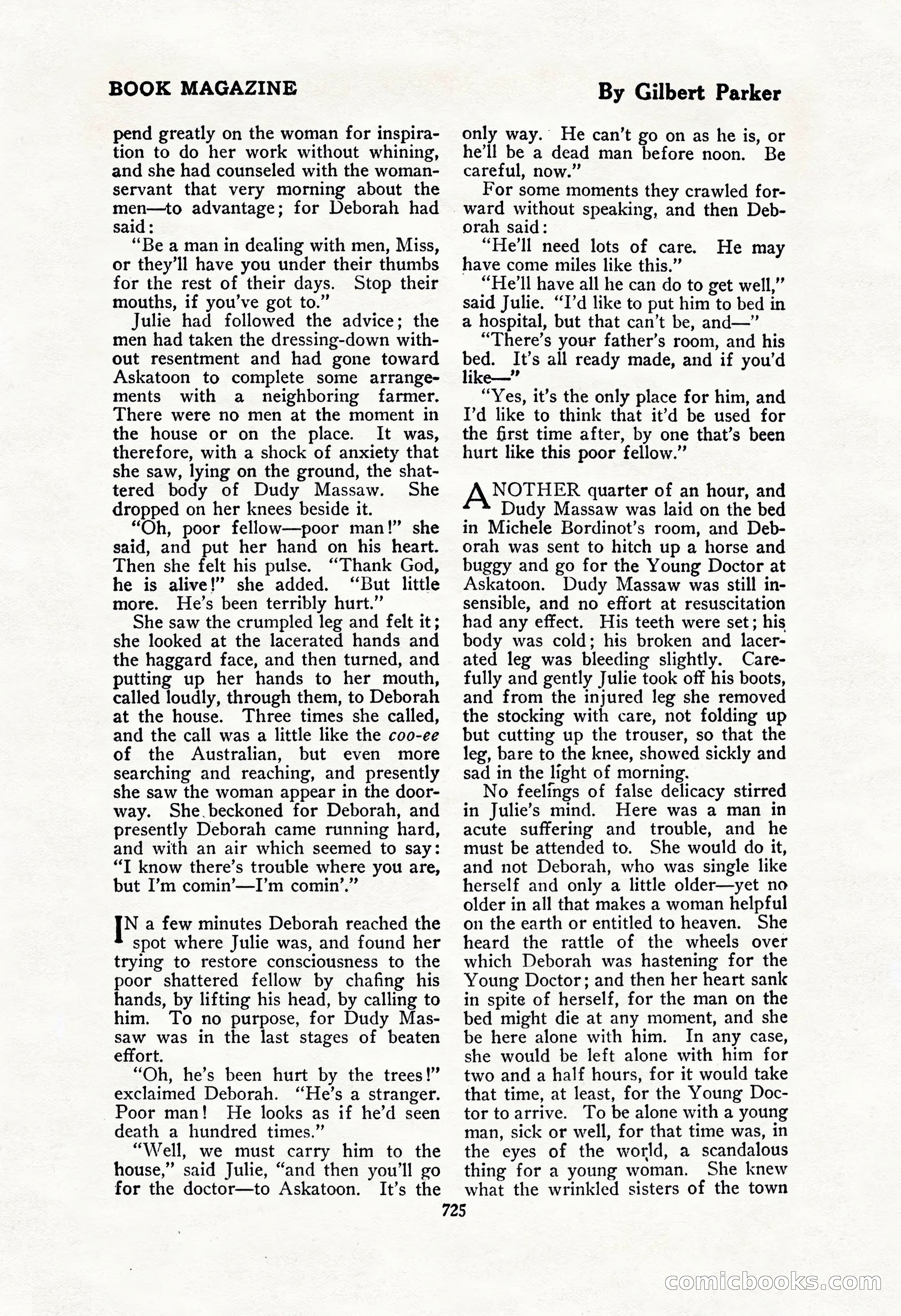The Blue Book Magazine, February 1917 — page 11 of 264