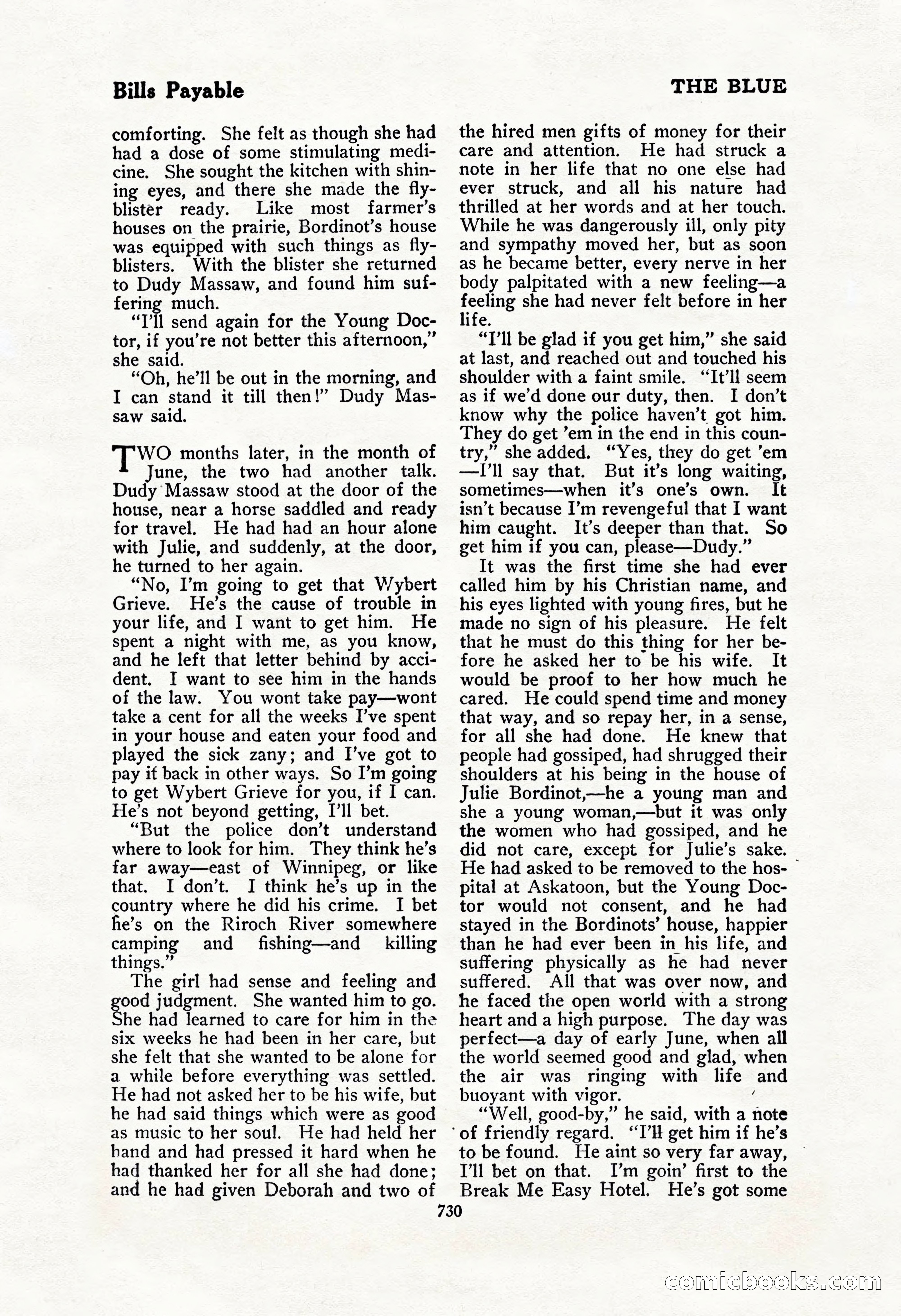 The Blue Book Magazine, February 1917 — page 16 of 264