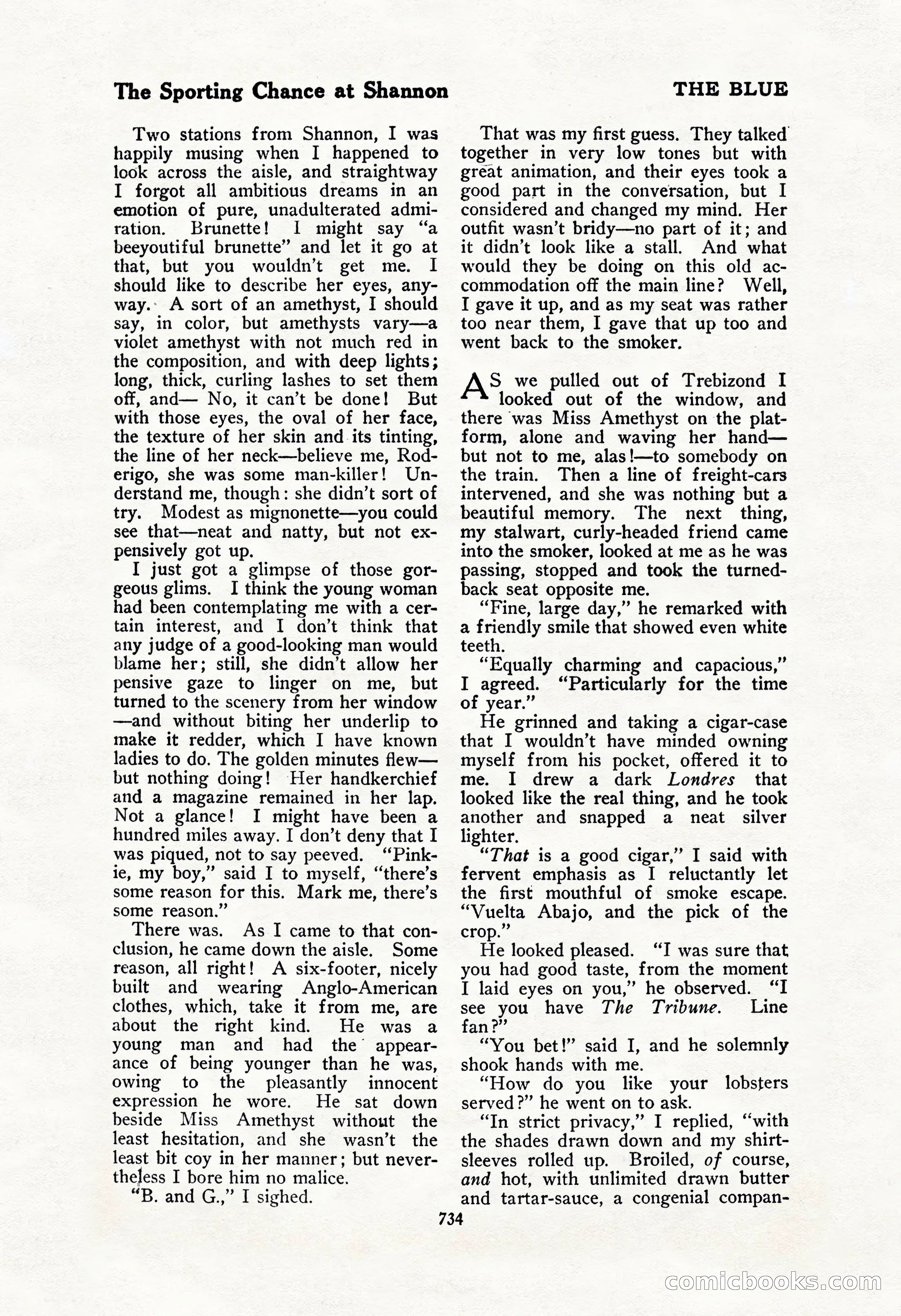 The Blue Book Magazine, February 1917 — page 20 of 264